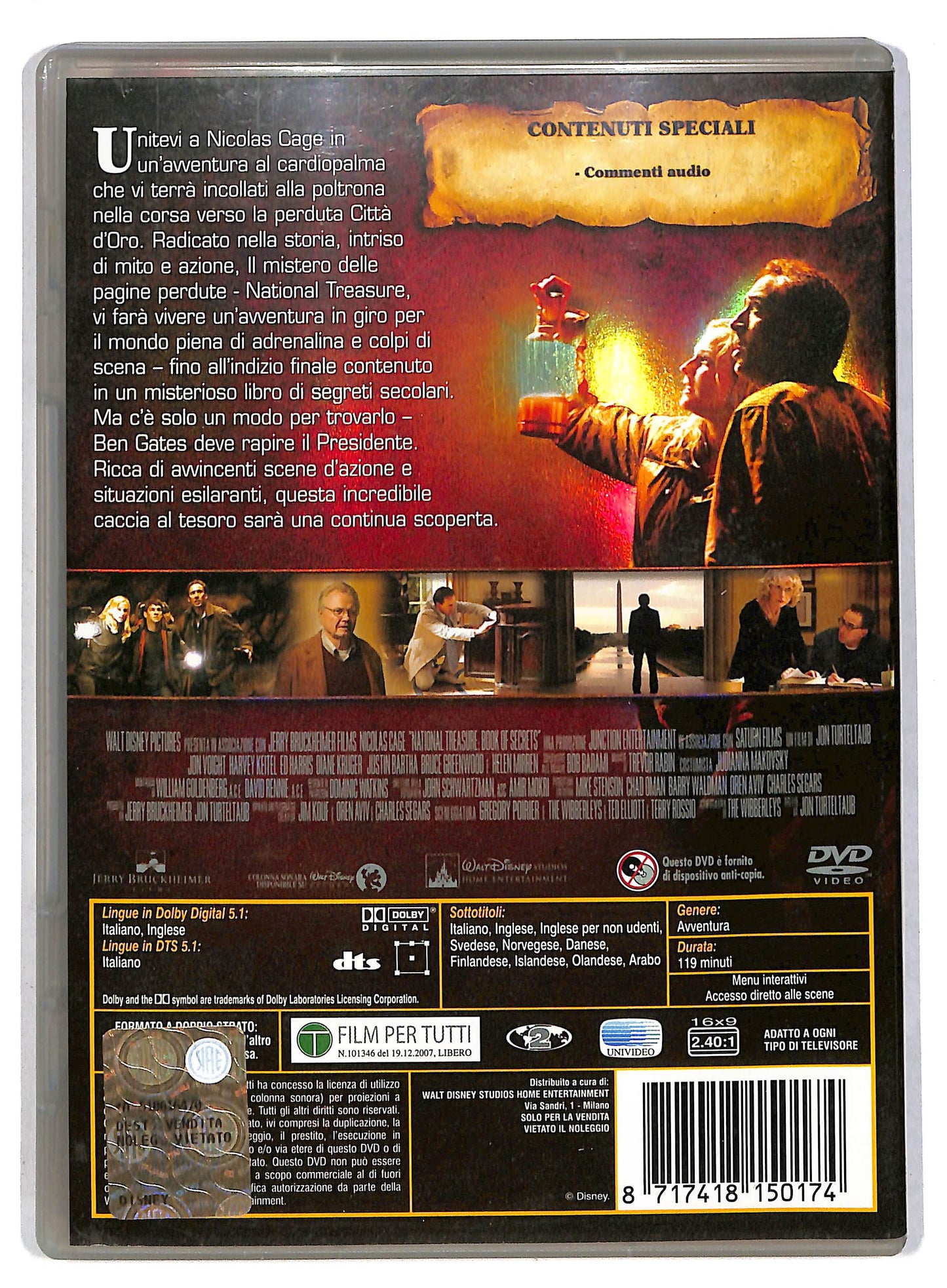 EBOND Il Mistero Delle Pagine Perdute - National Treasure DVD D815249