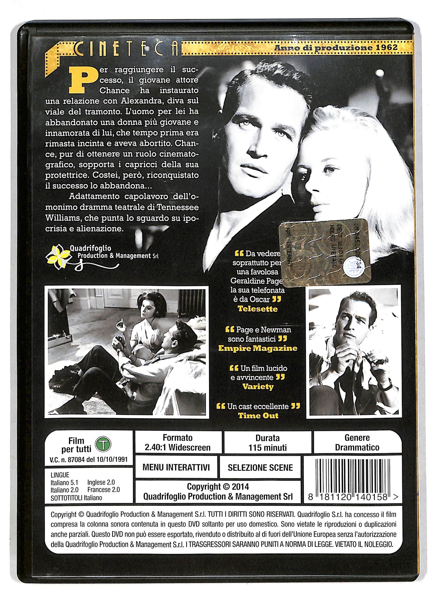 EBOND La dolce ala della giovinezza DVD D815352