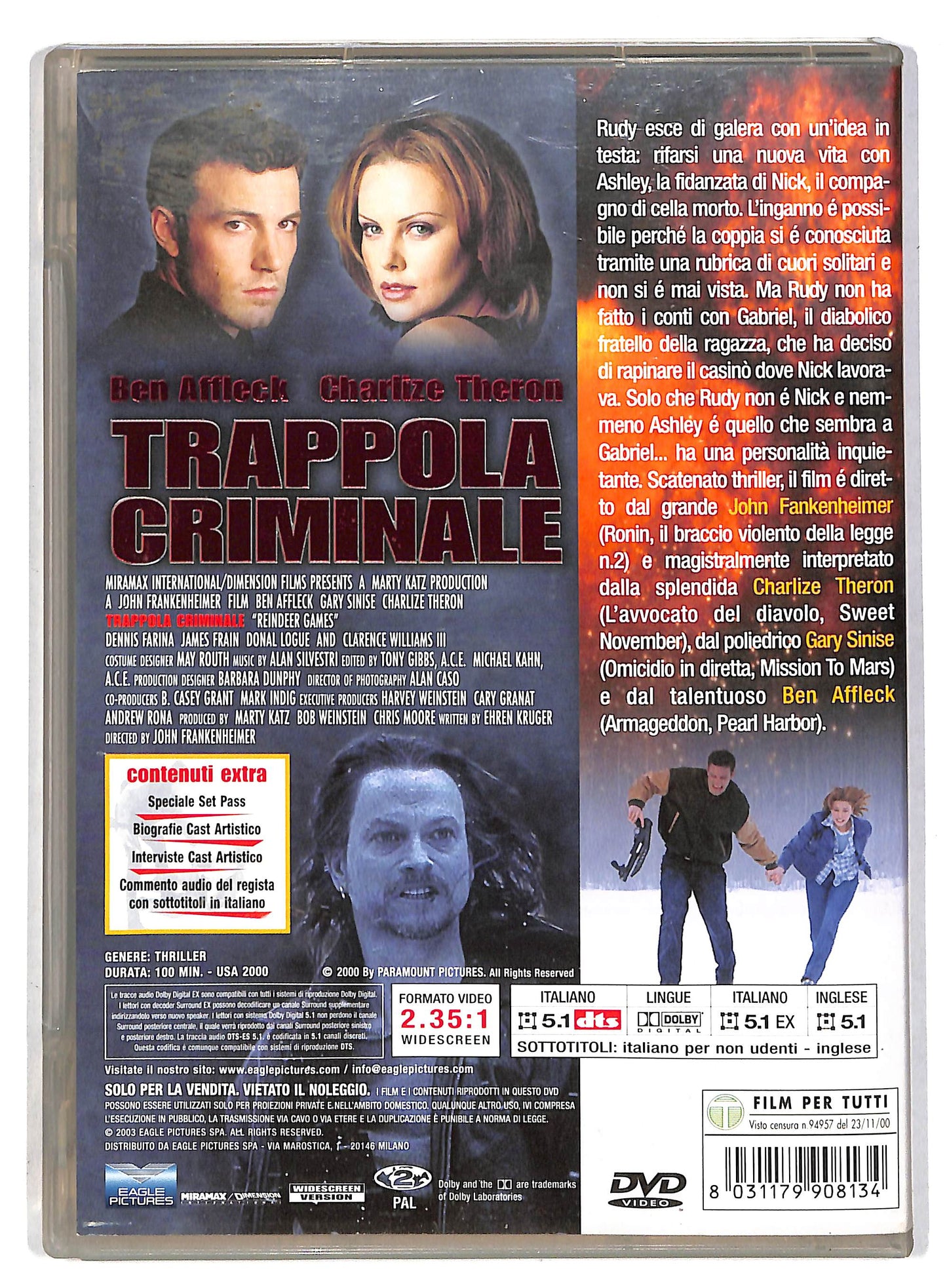 EBOND Trappola Criminale DVD D815410