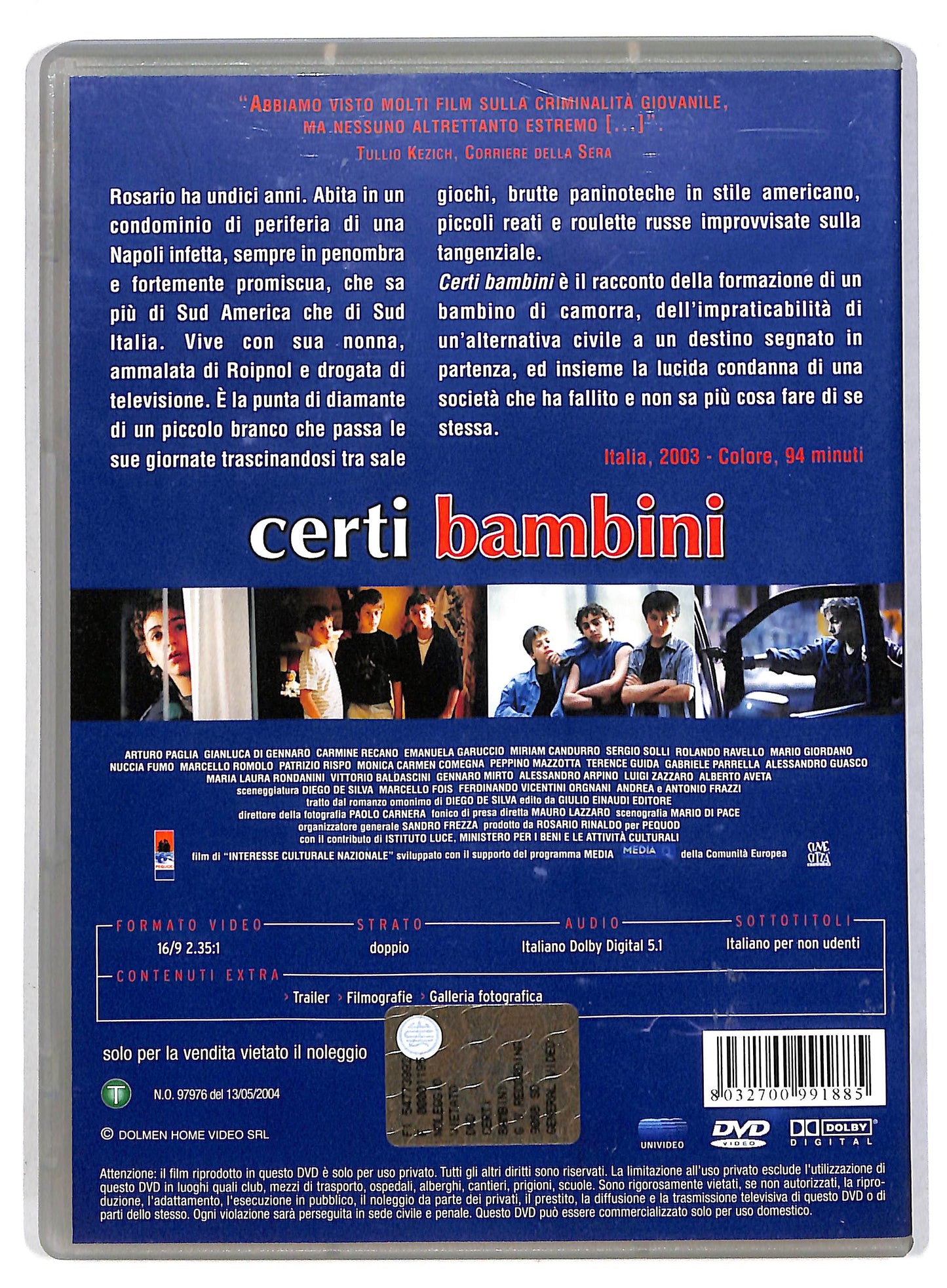 EBOND Certi Bambini DVD D815457