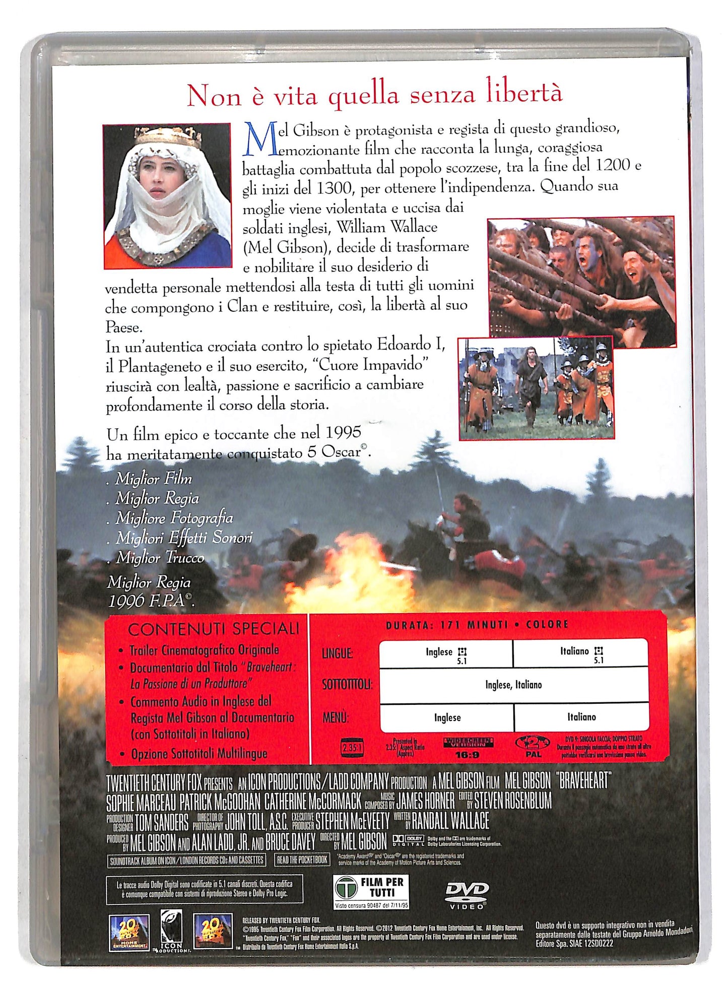 EBOND Braveheart - Cuore impavido DVD D815505