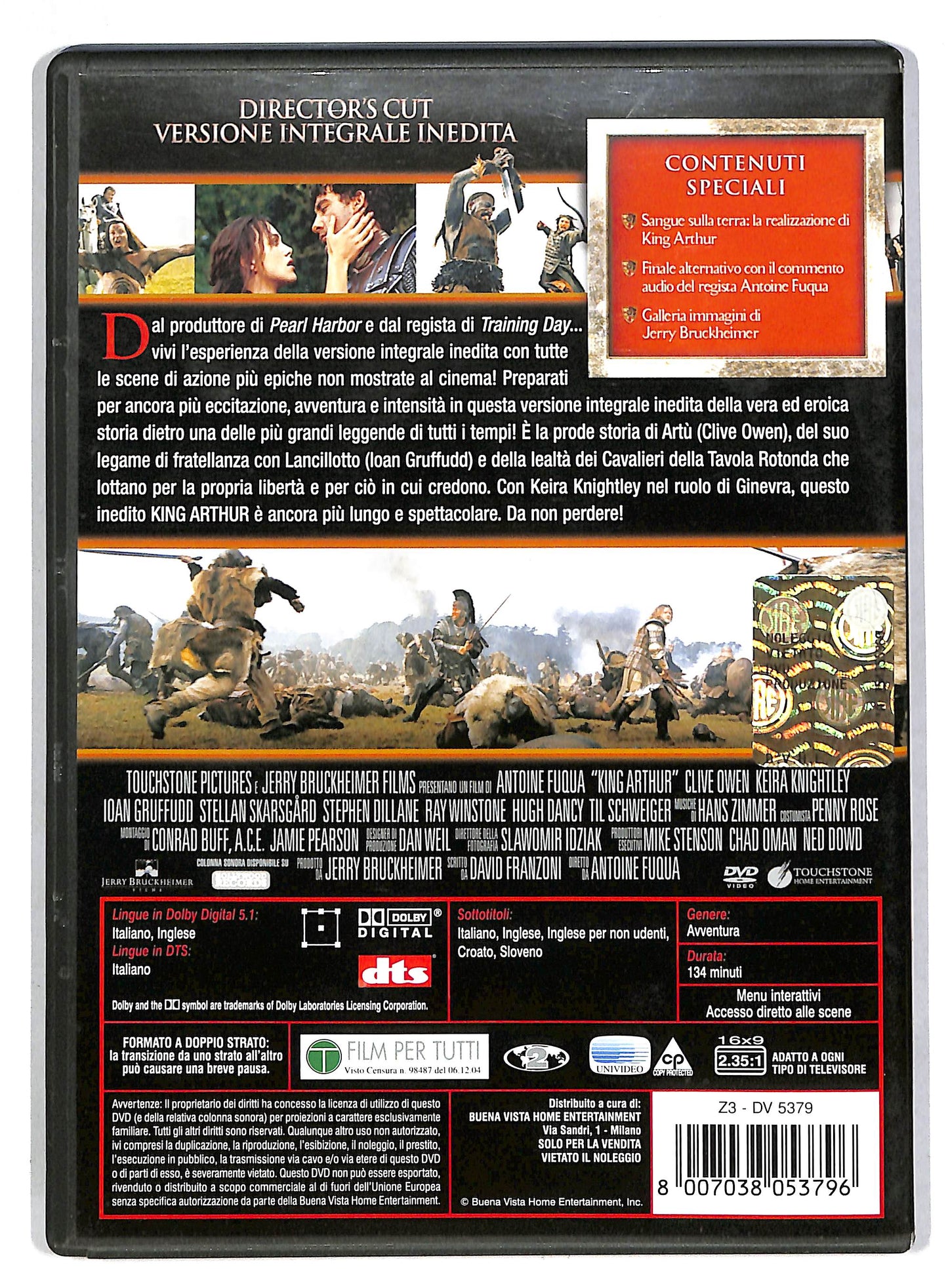 EBOND King Arthur Versione Integrale DVD D815522
