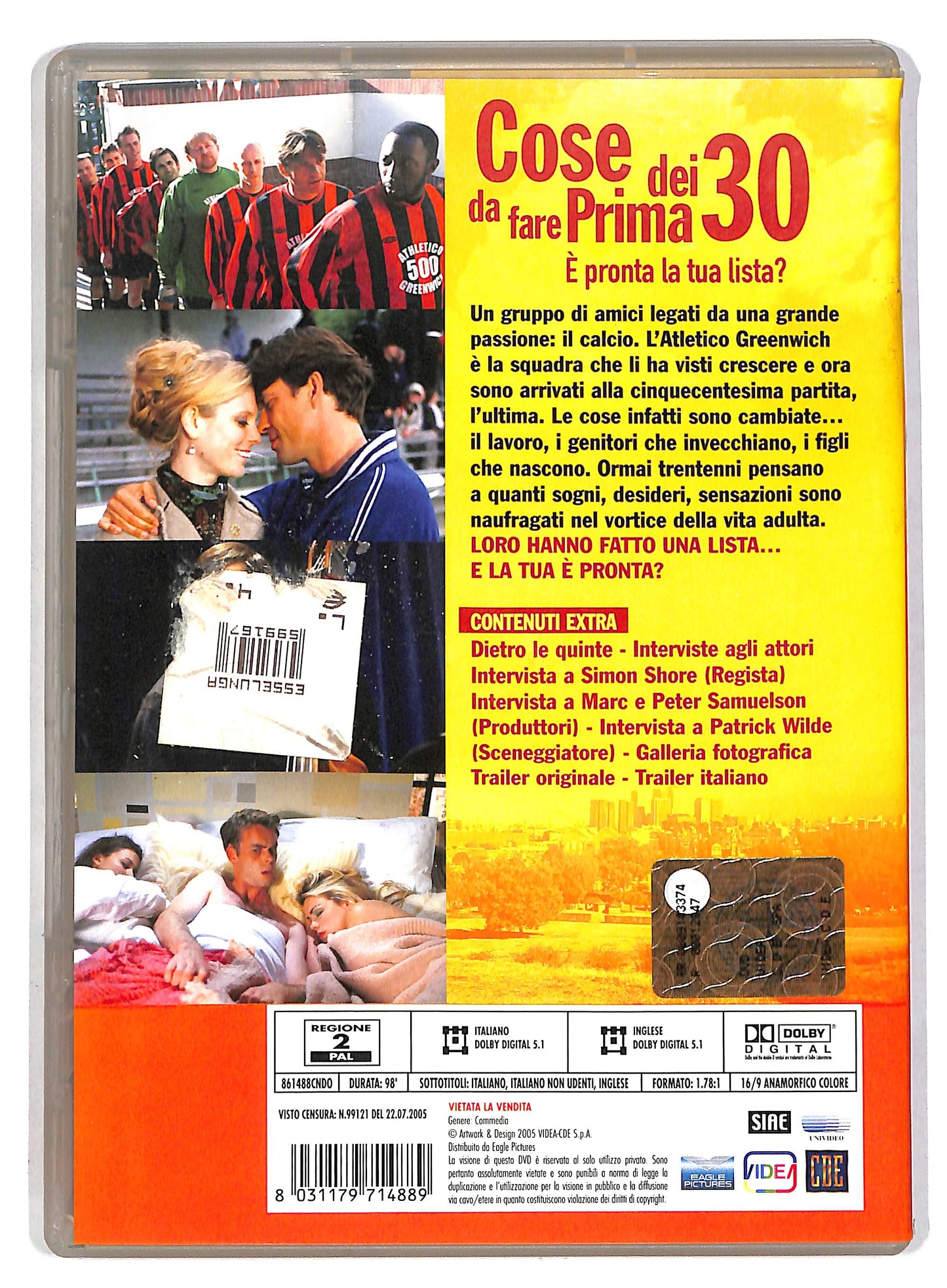 EBOND Cose da fare prima dei 30 Noleggio DVD D815538