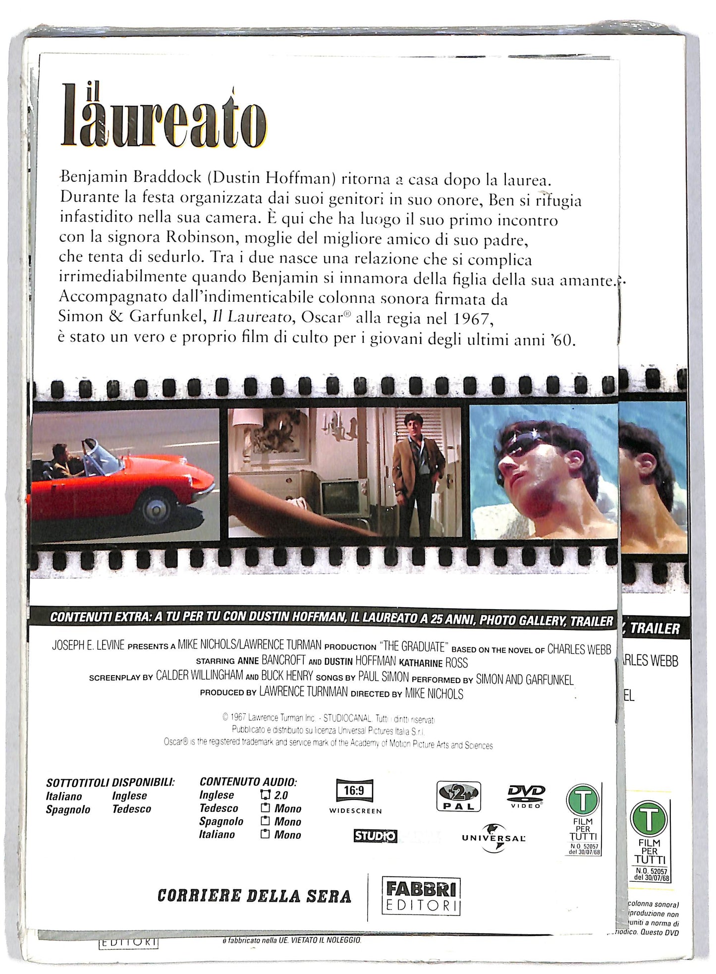 EBOND Il laureato DVD D815555