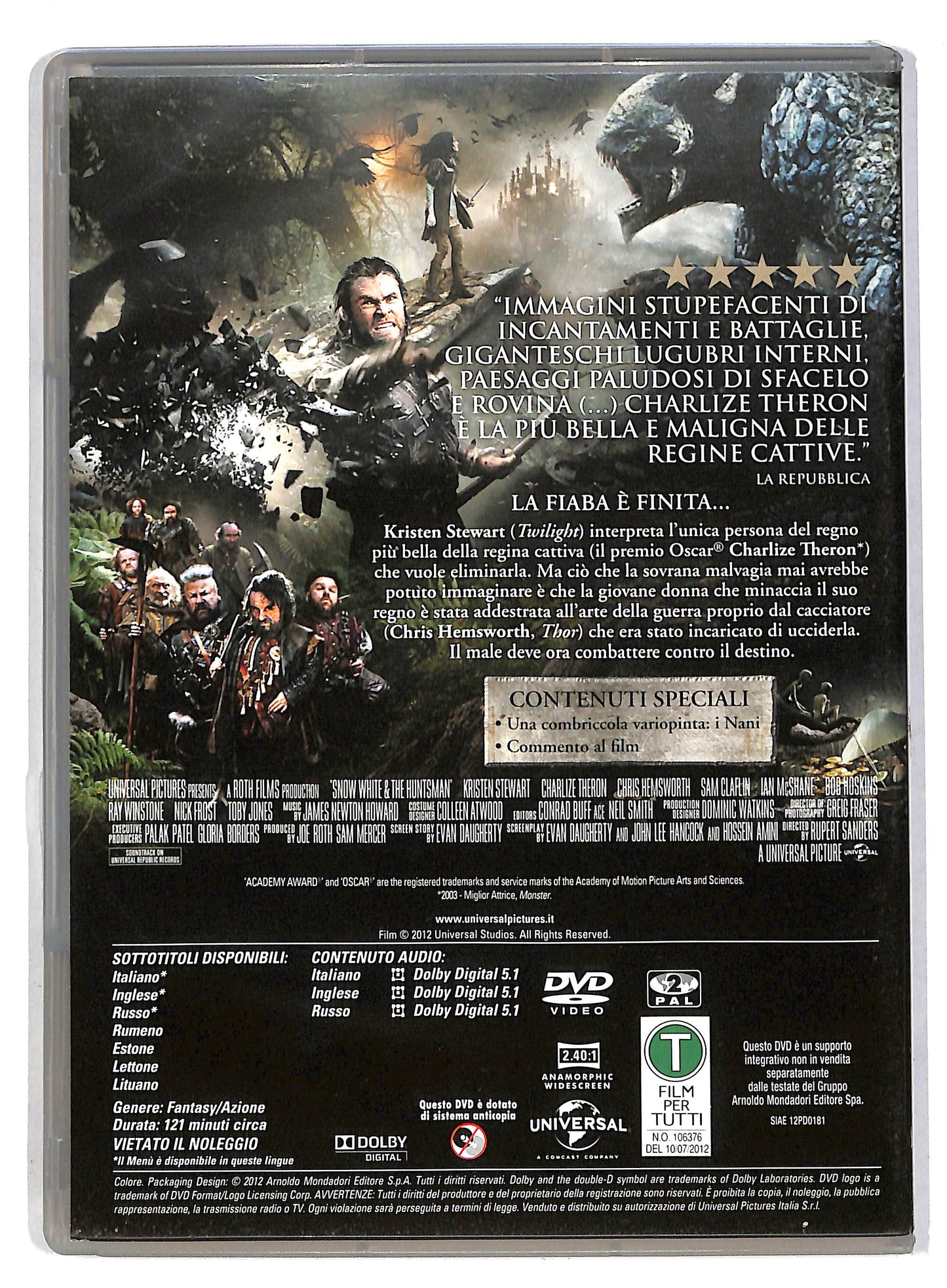 EBOND Biancaneve e il cacciatore DVD D815557
