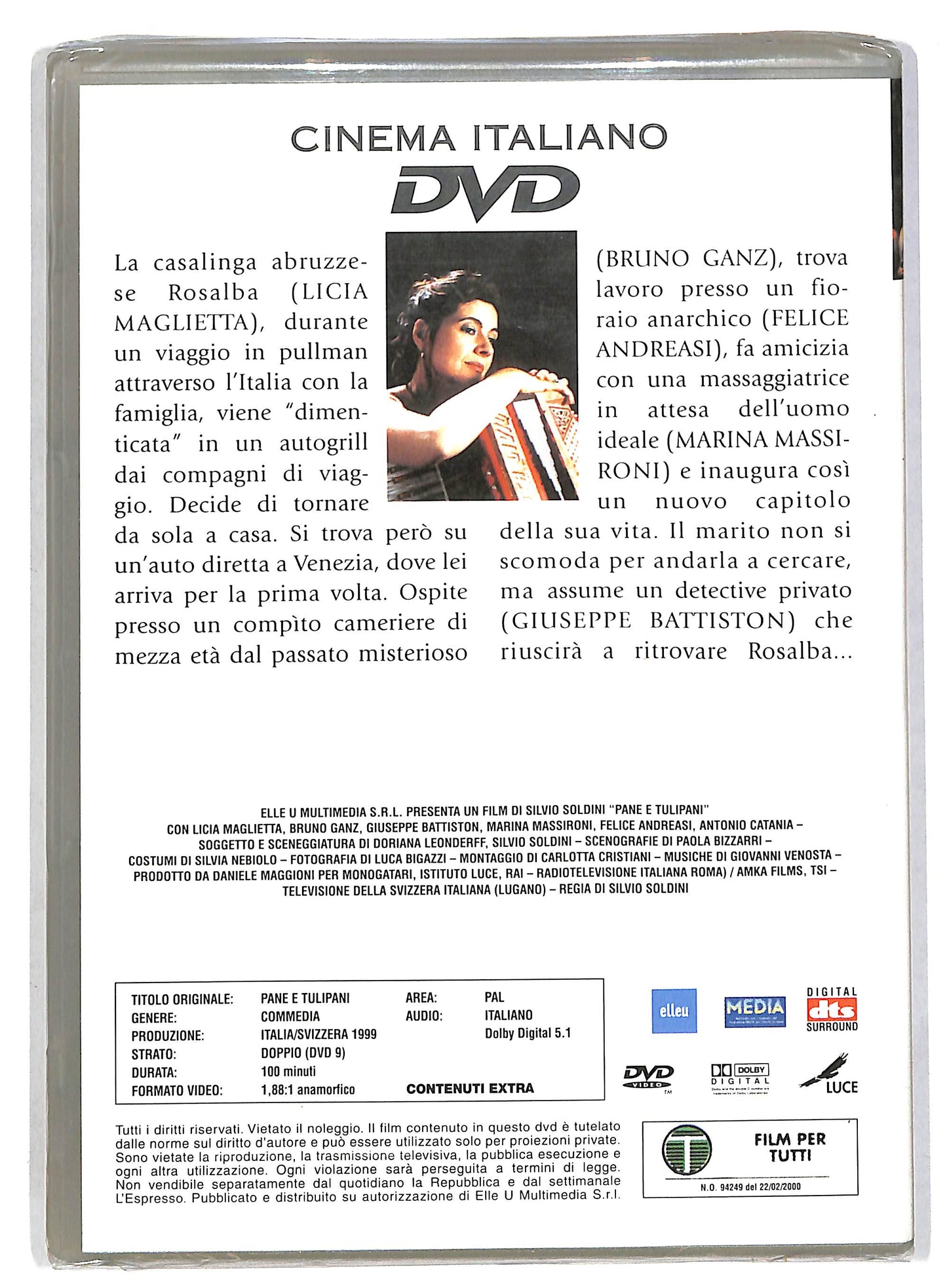 EBOND Pane e tulipani DVD D815614