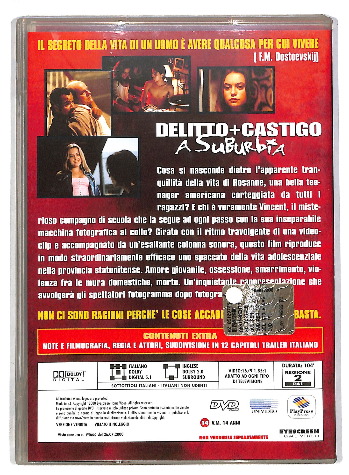 EBOND Delitto + castigo a Suburbia DVD D815641