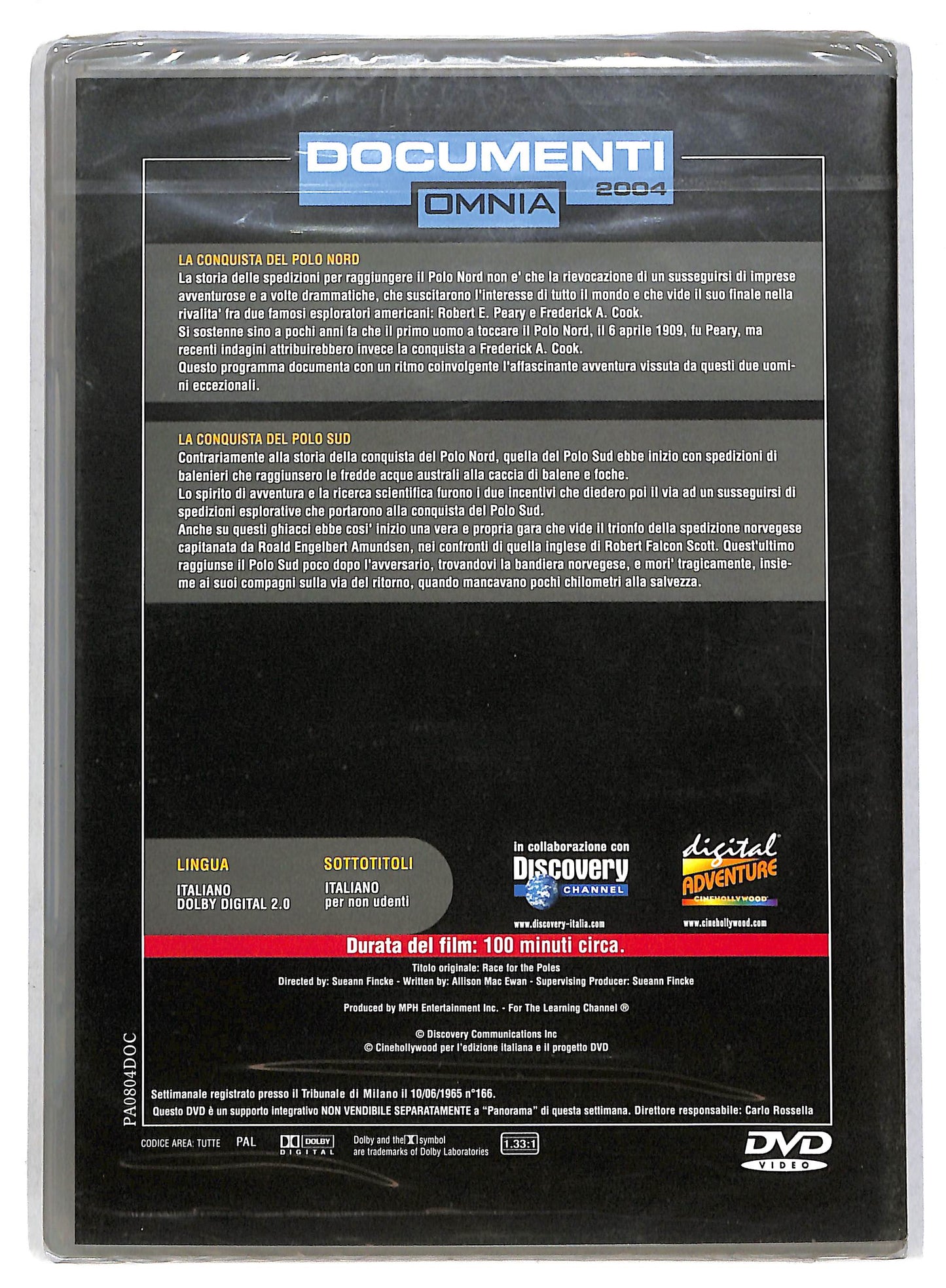 EBOND La conquista dei poli - documenti omnia 2004 DVD D815652