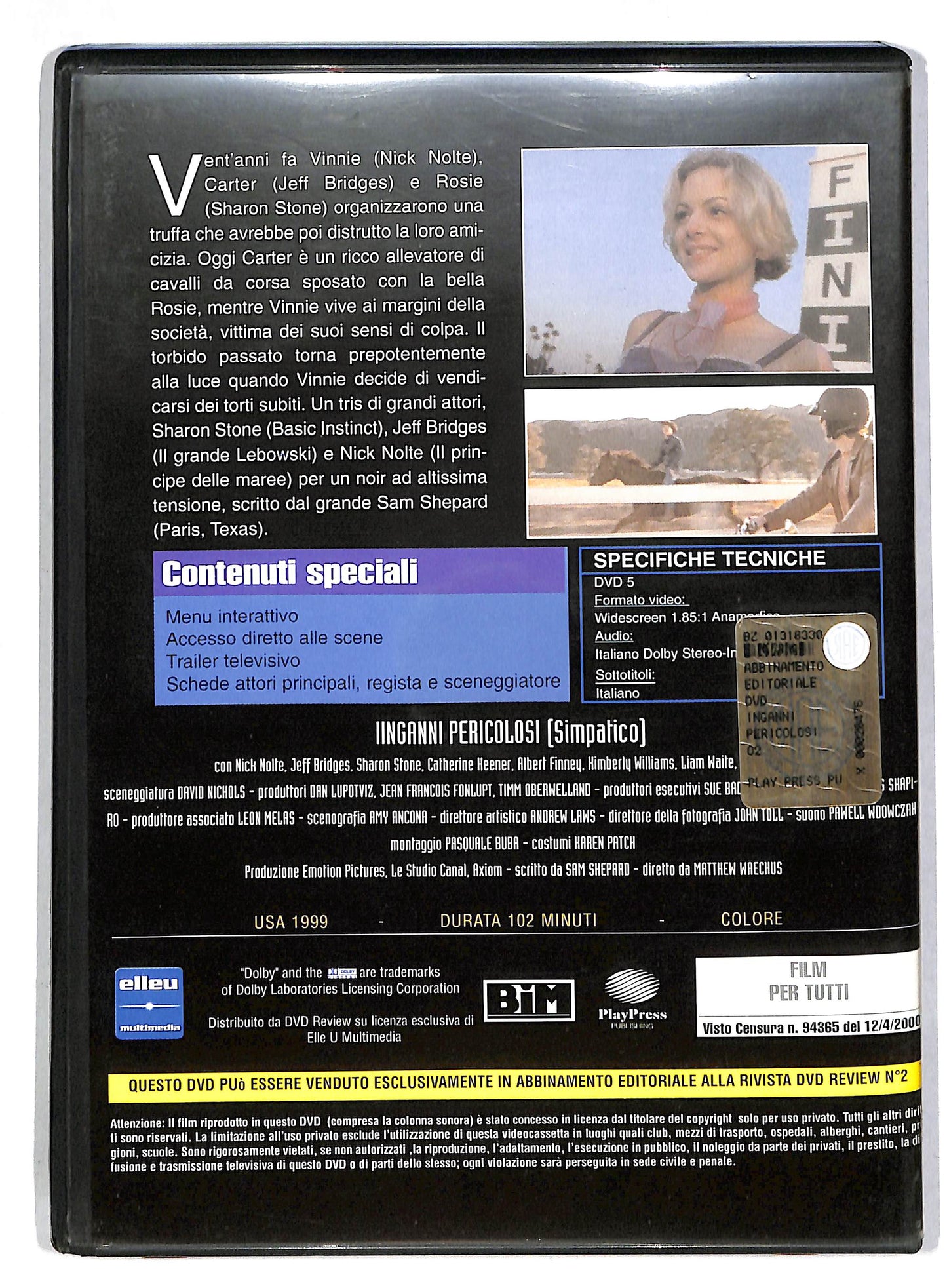EBOND Inganni pericolosi DVD D815664