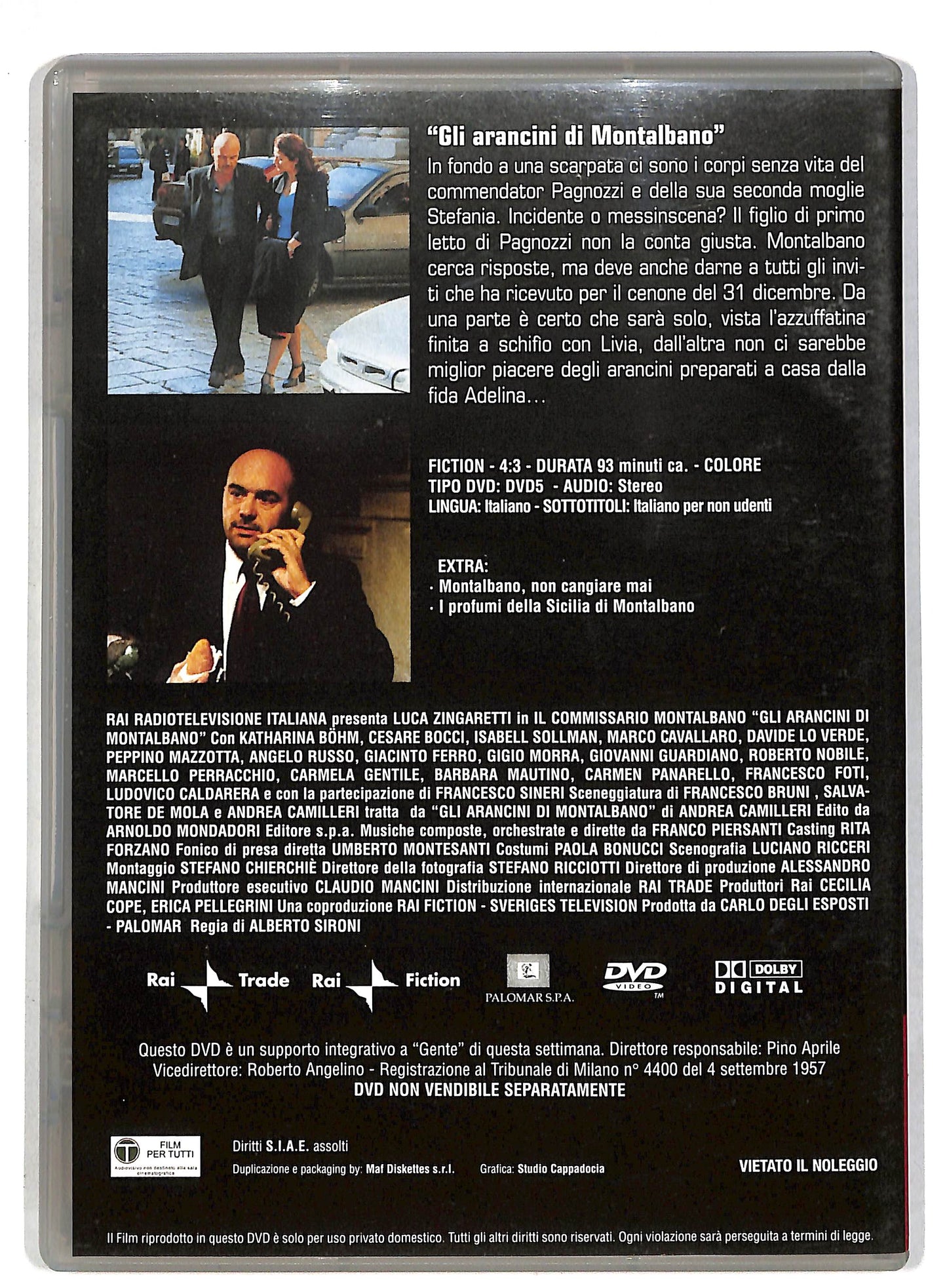 EBOND Gli arancini di Montalbano - Il commissario Montalbano Vol.12 DVD D815820