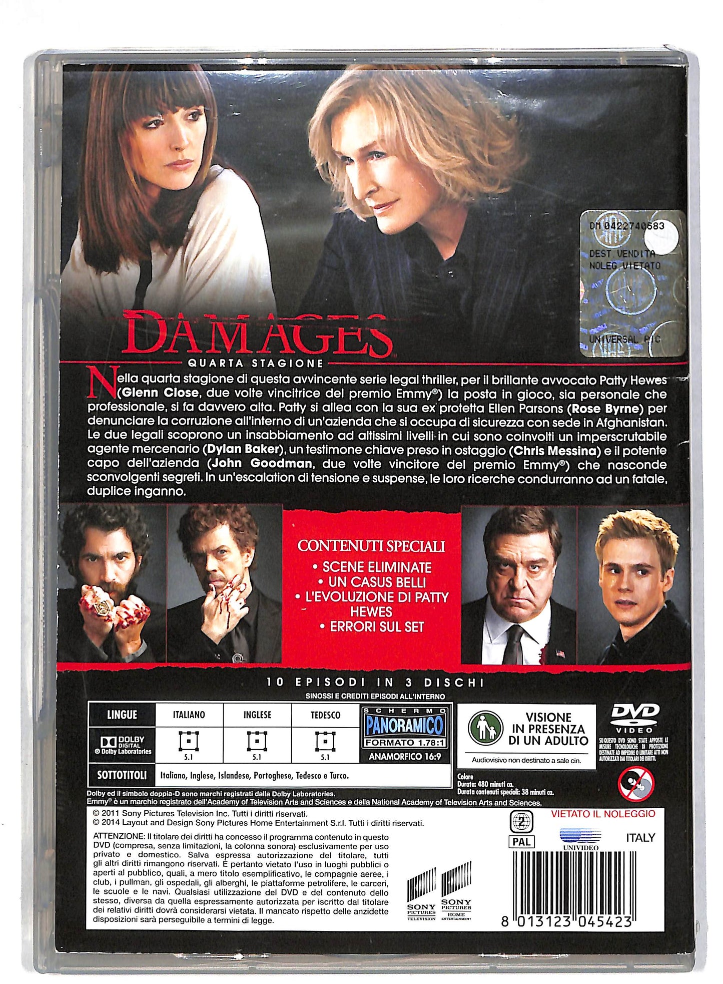EBOND Damages. Stagione 4 (3) DVD D815825