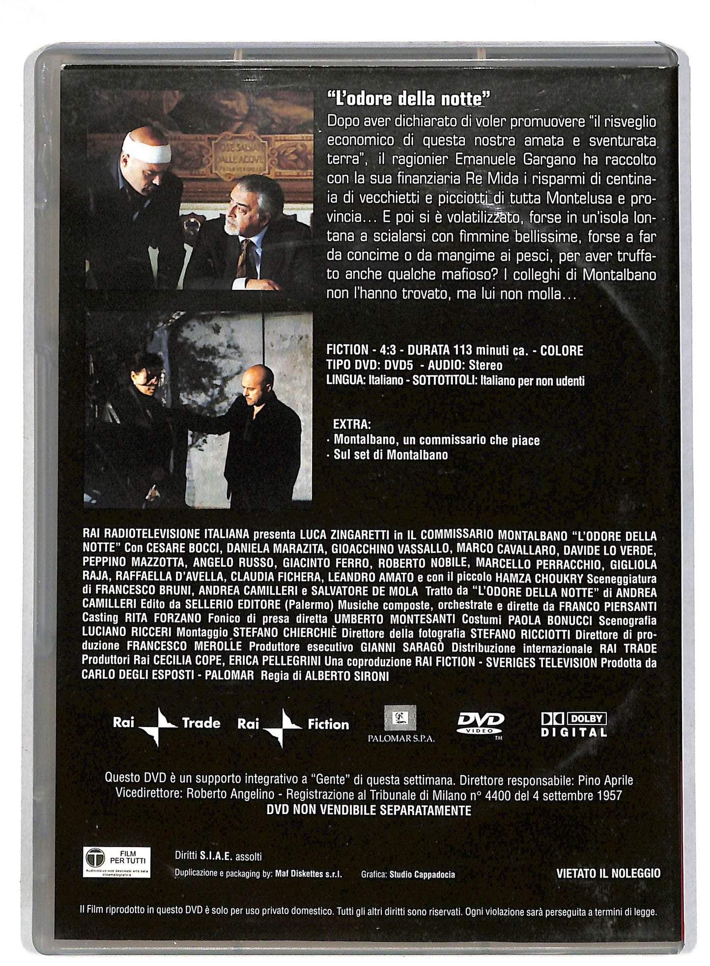 EBOND Commissario Montalbano L'odore della notte vol.13 DVD D815834