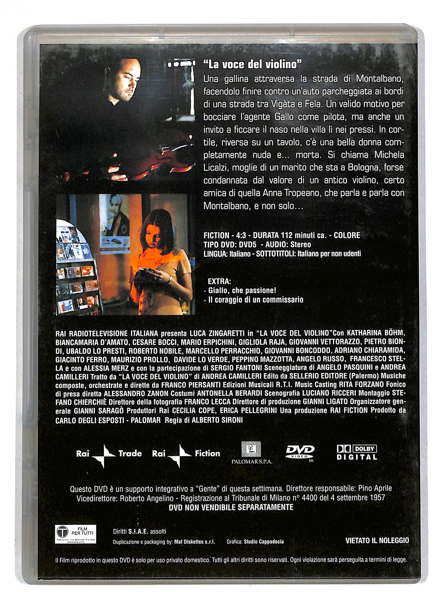 EBOND La voce del violino - Il commissario Montalbano n.6 DVD D815839