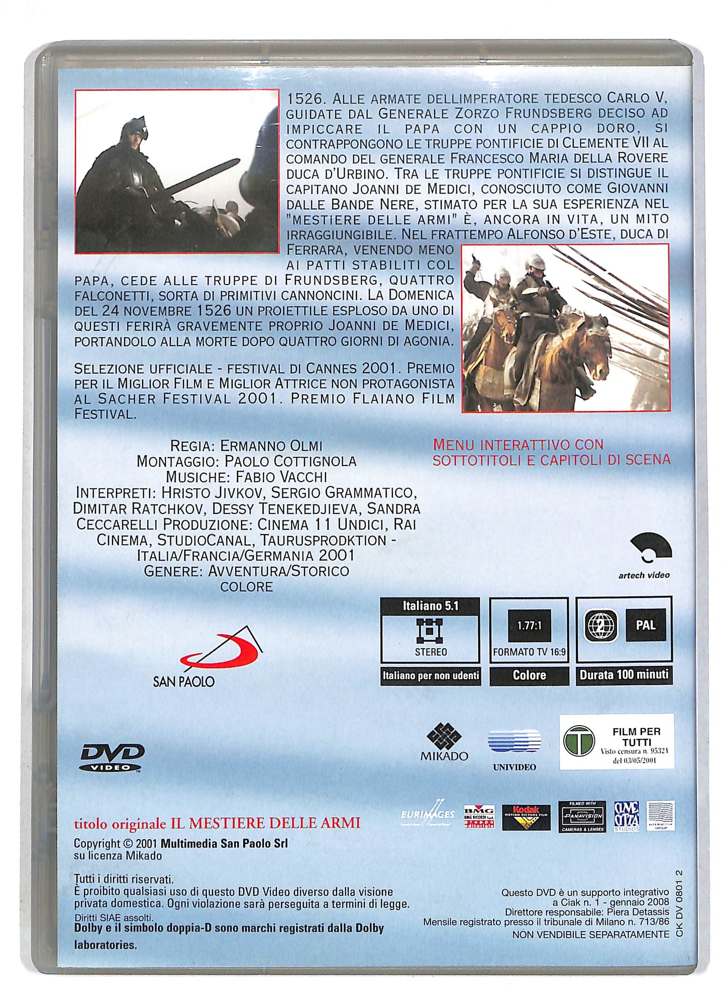 EBOND Il mestiere delle armi DVD D815840