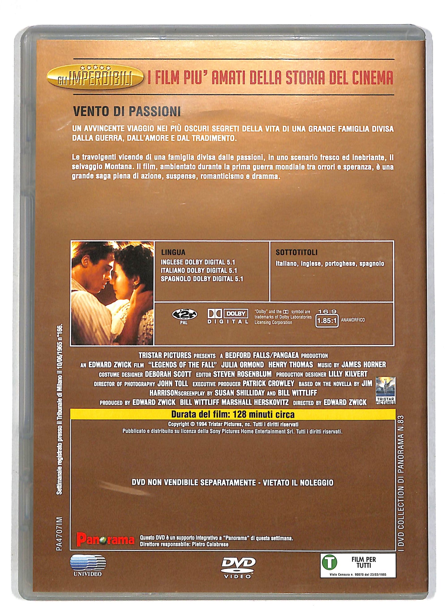 EBOND Vento di passioni DVD D815841