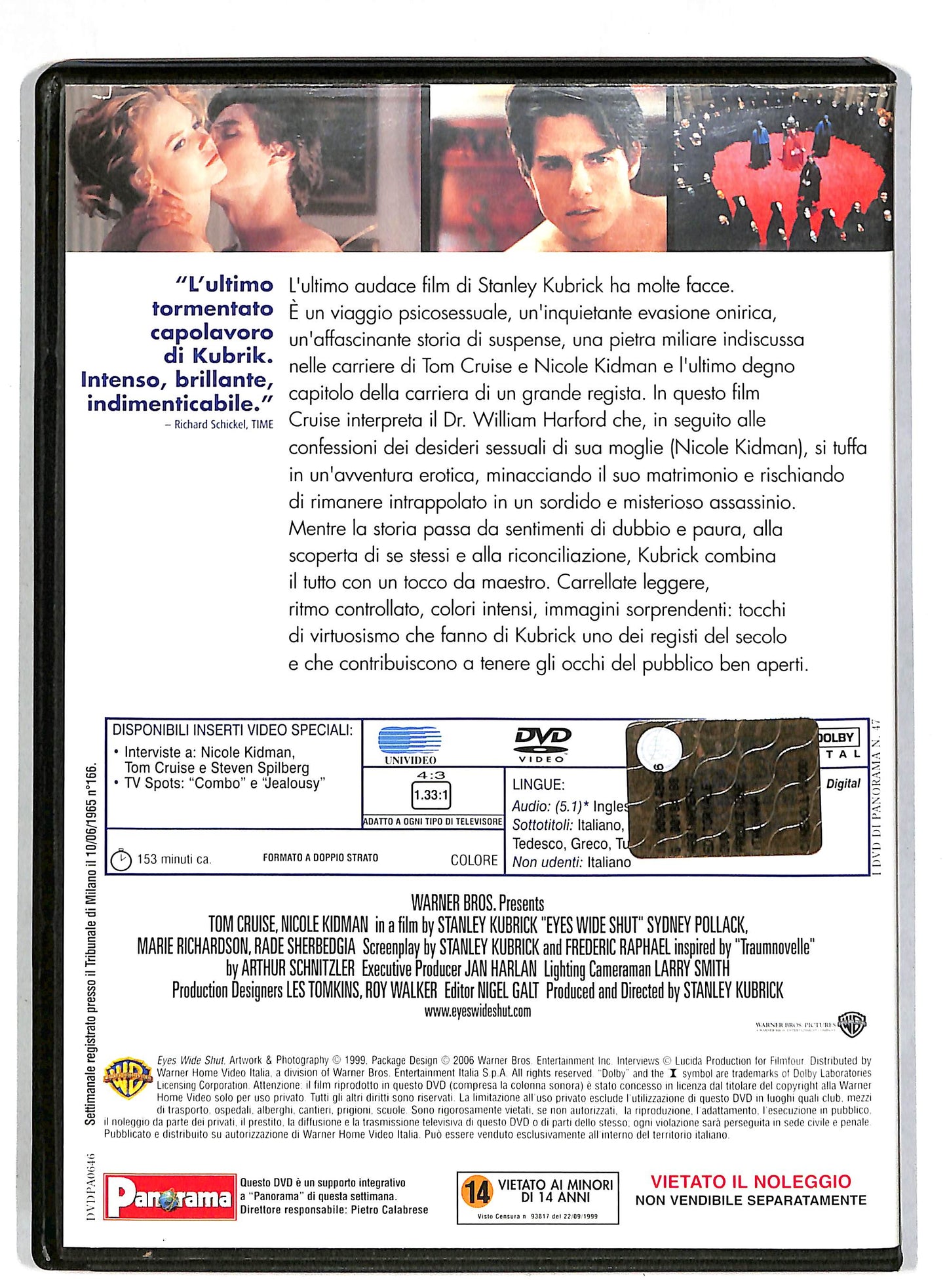 EBOND Eyes Wide Shut DVD D815843