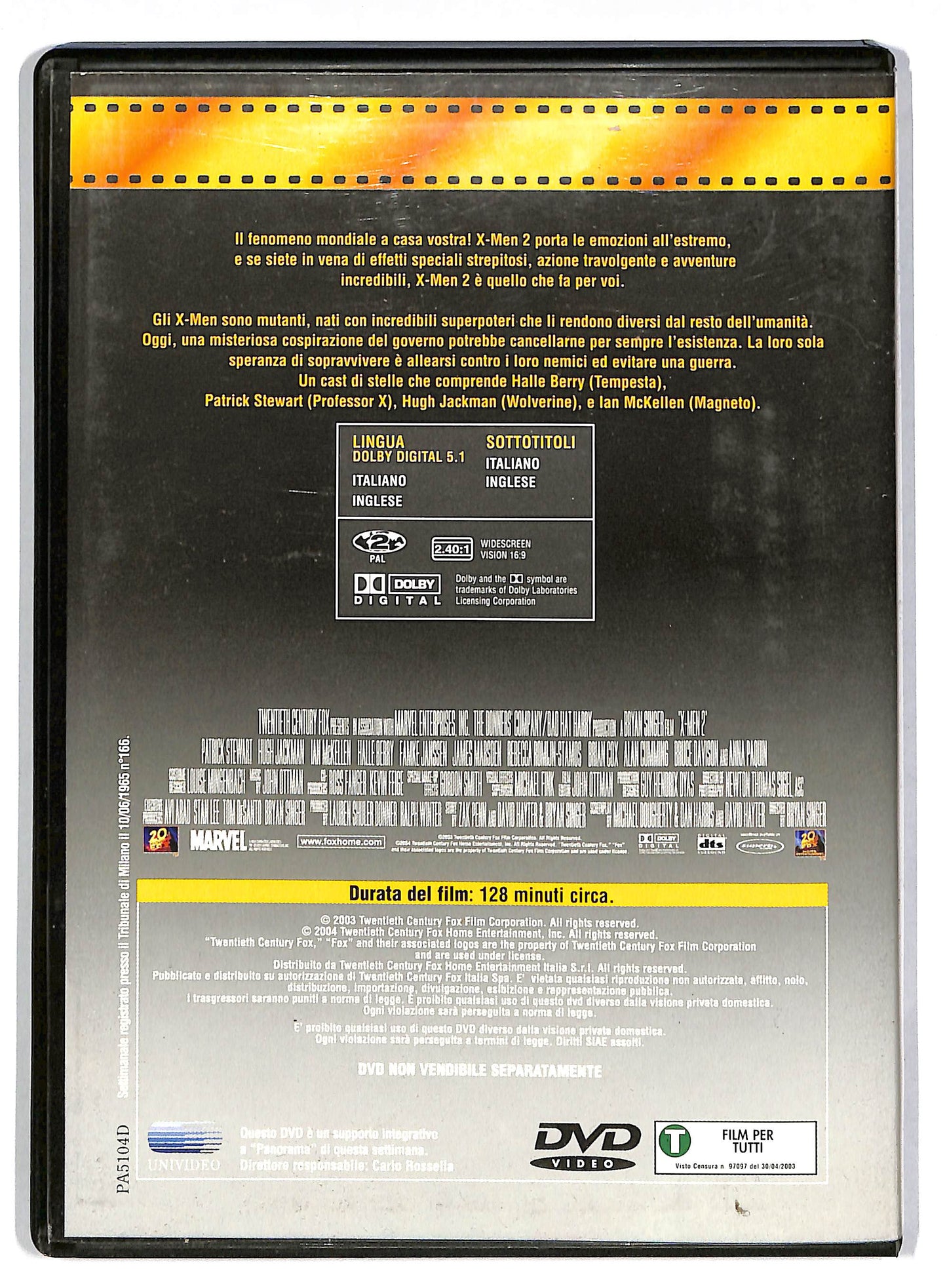 EBOND X - men 2 EDITORIALE DVD D815903