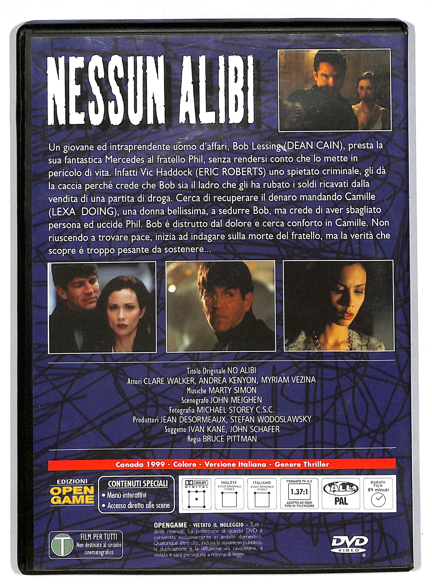 EBOND Nessun alibi EDITORIALE DVD D815938