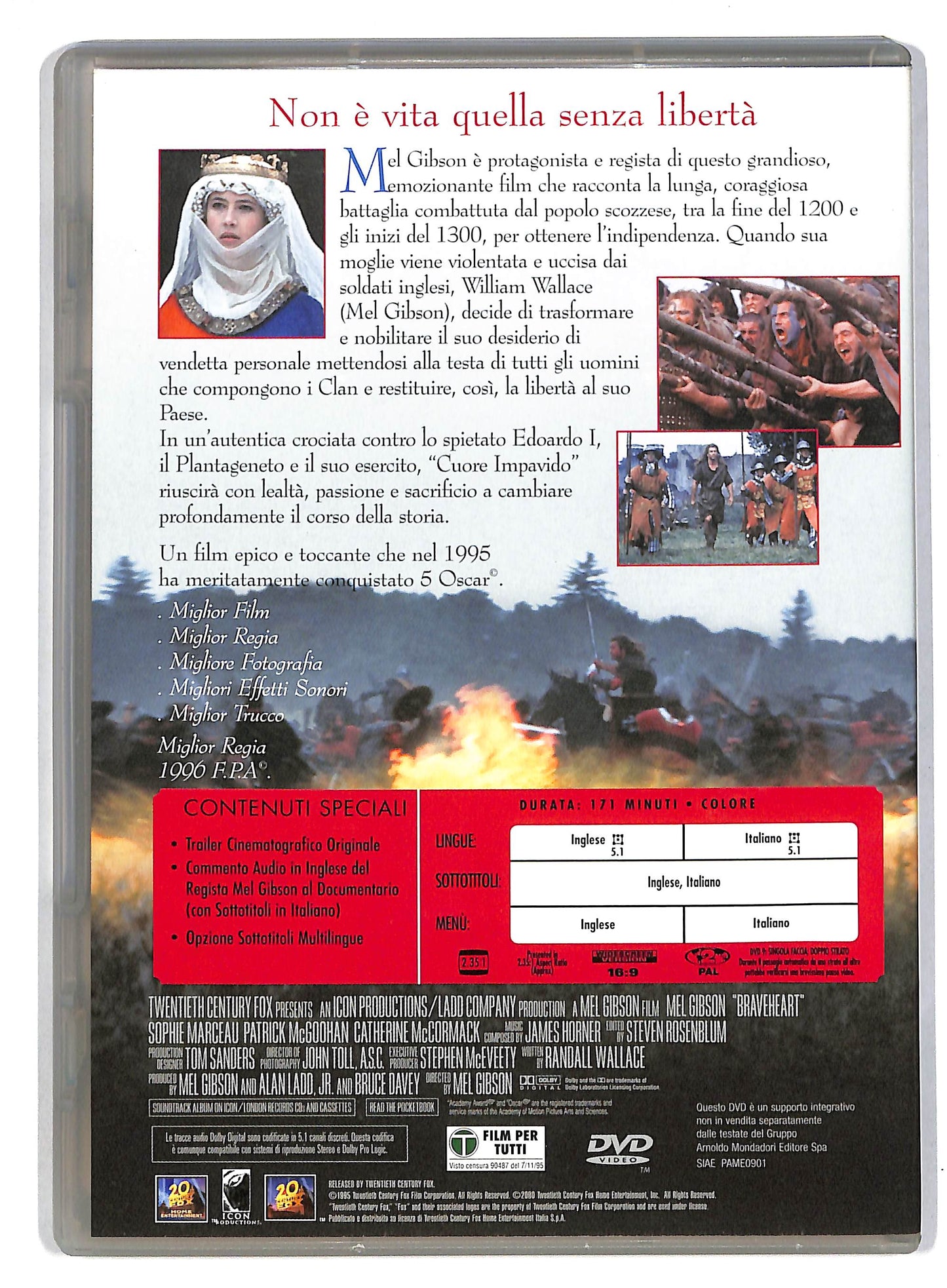 EBOND Braveheart Editoriale DVD D815960