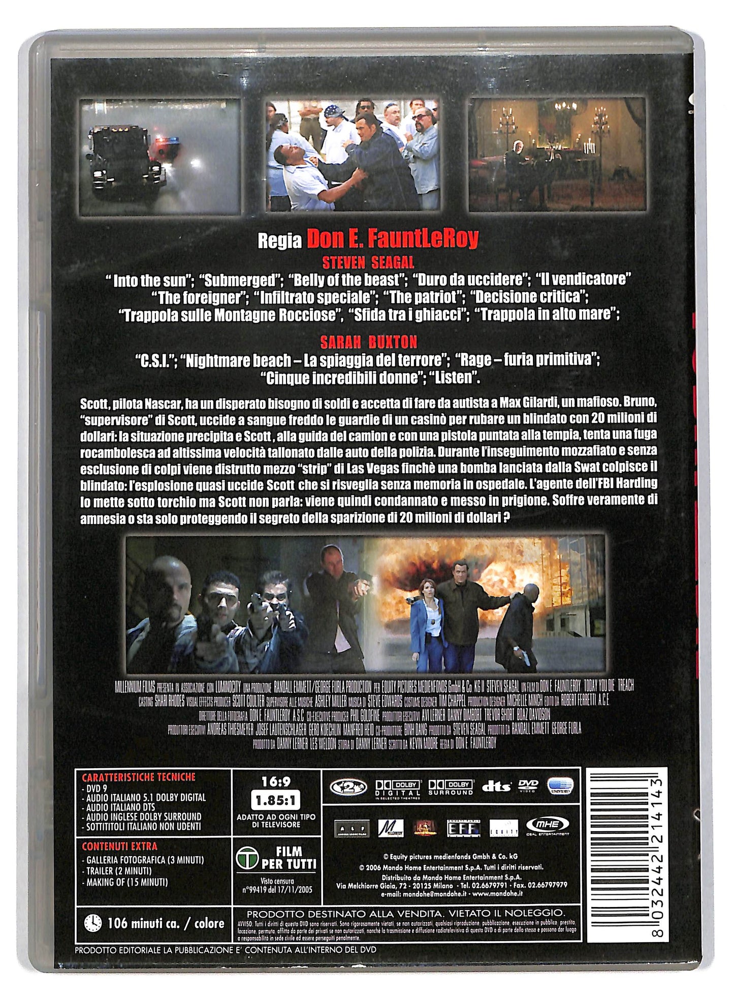 EBOND Today You Die DVD D818013