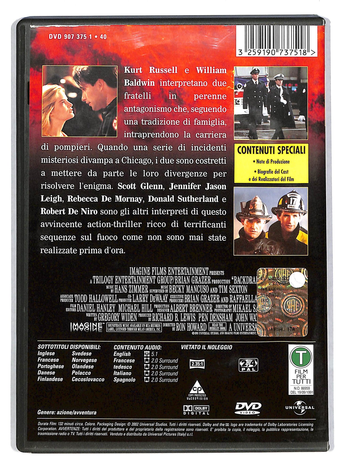 EBOND Fuoco assassino DVD D818161