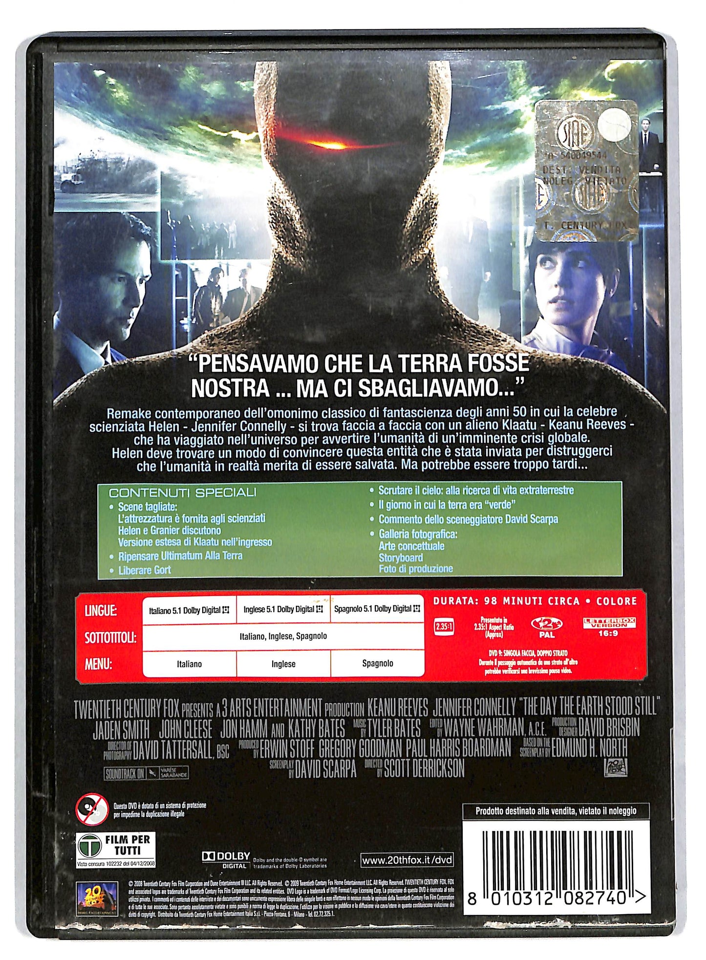 EBOND Ultimatum alla Terra (film 2008) DVD D818214