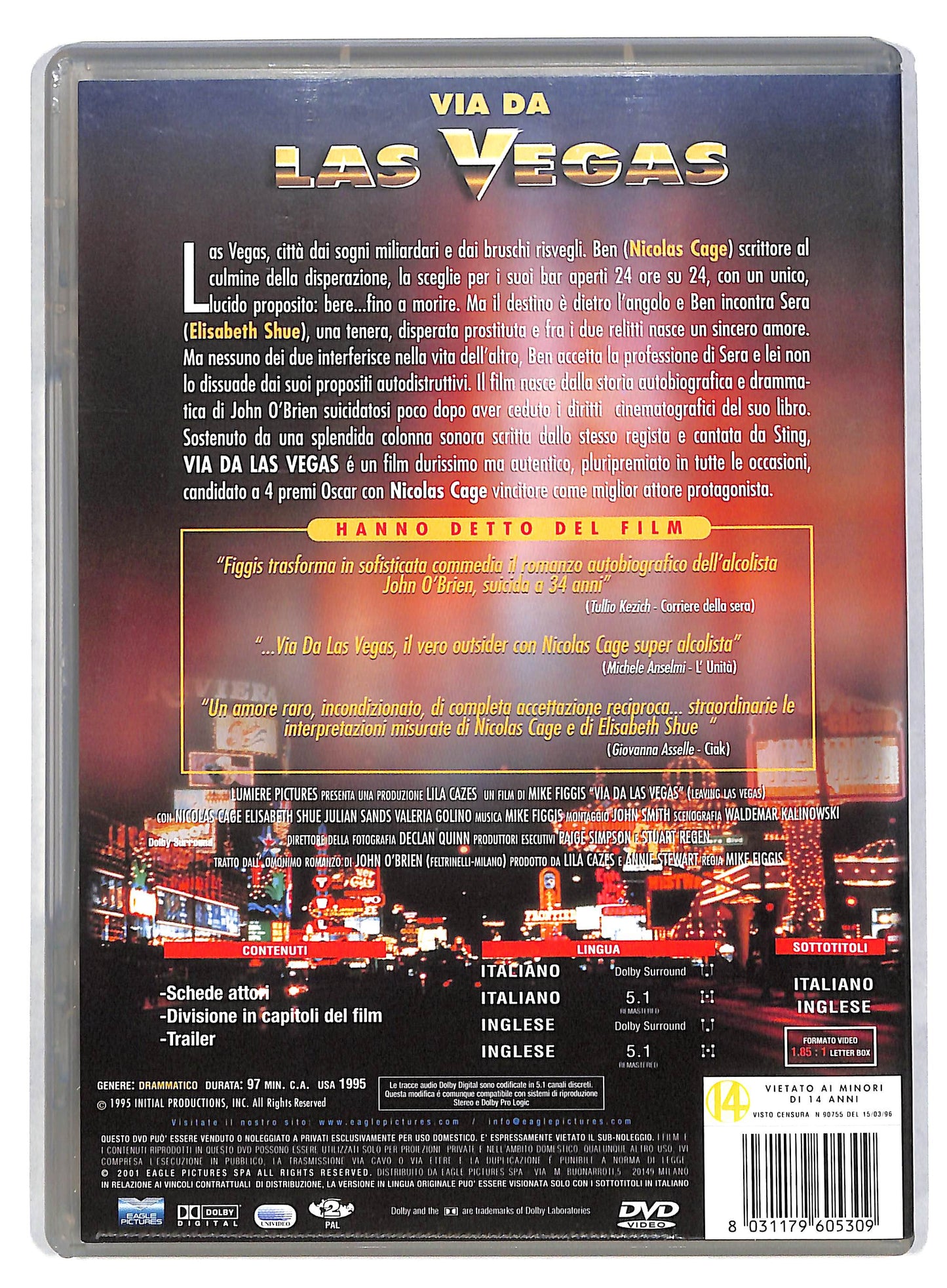 EBOND Via da las vegas DVD D818217