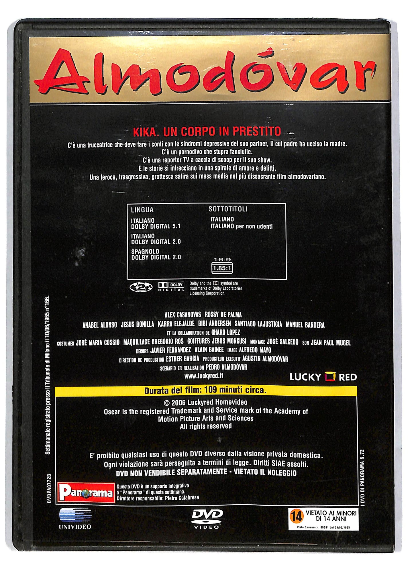 EBOND Kika - Un corpo in prestito EDITORIALE DVD D818230