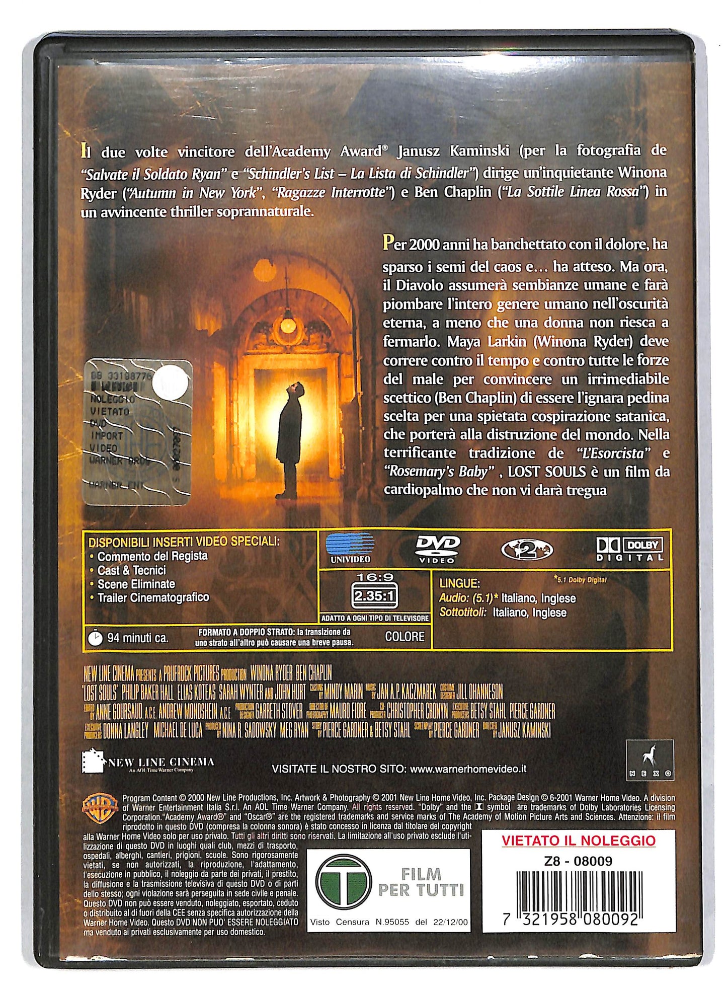 EBOND Lost Souls - La profezia DVD D818238