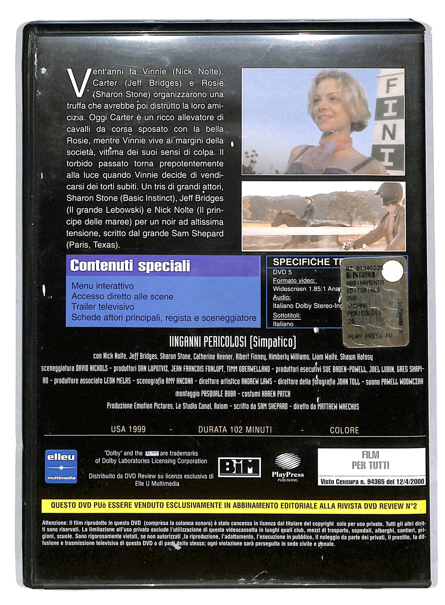 EBOND Inganni Pericolosi DVD D818248