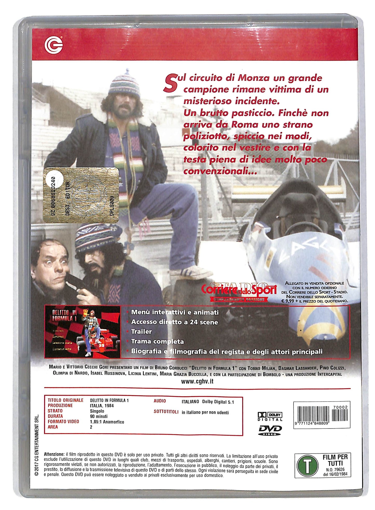 EBOND Delitto in Formula Uno DVD D818259