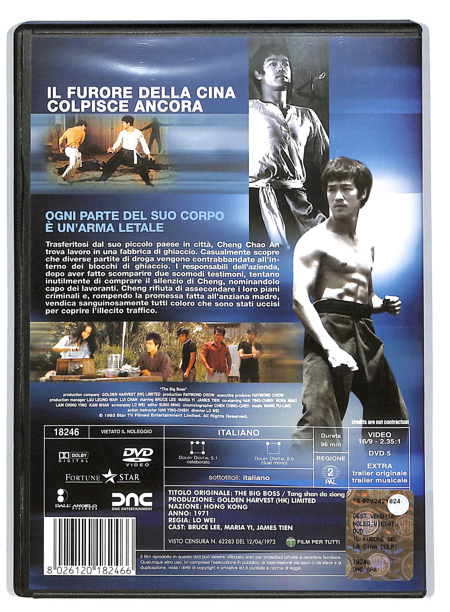 EBOND Il furore della cina colpisce ancora DVD D818341