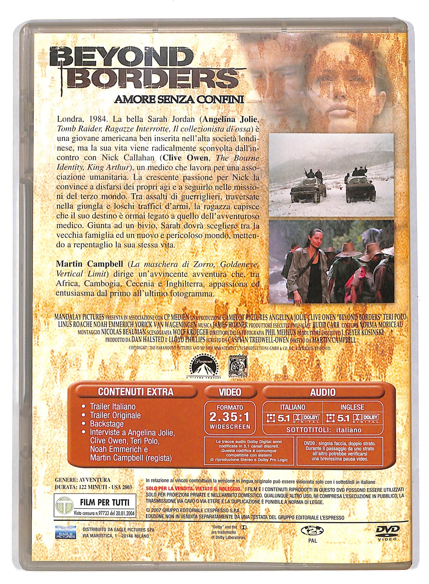 EBOND Beyond Borders DVD D818443