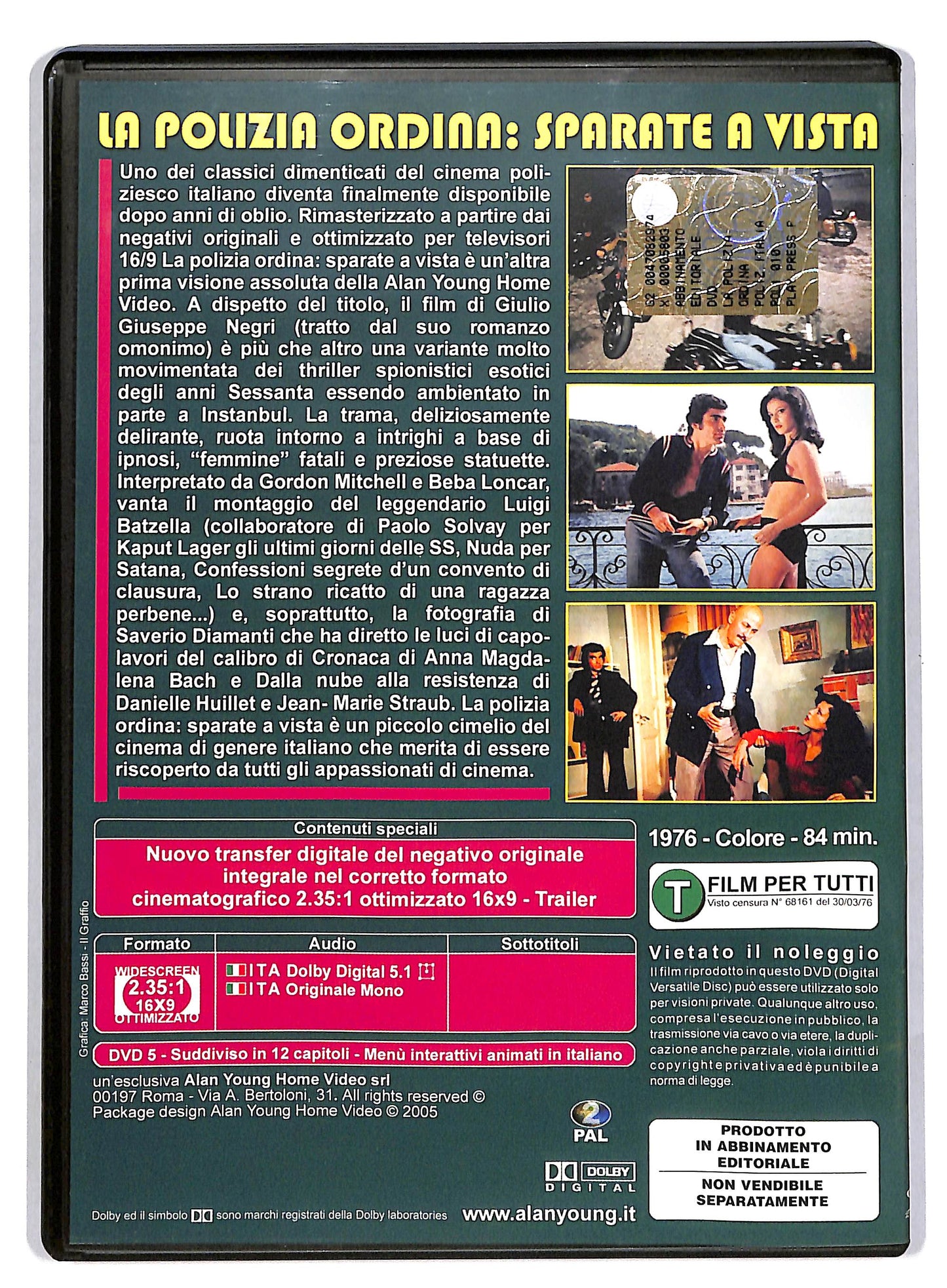 EBOND La polizia ordina Sparate a vista DVD D818449