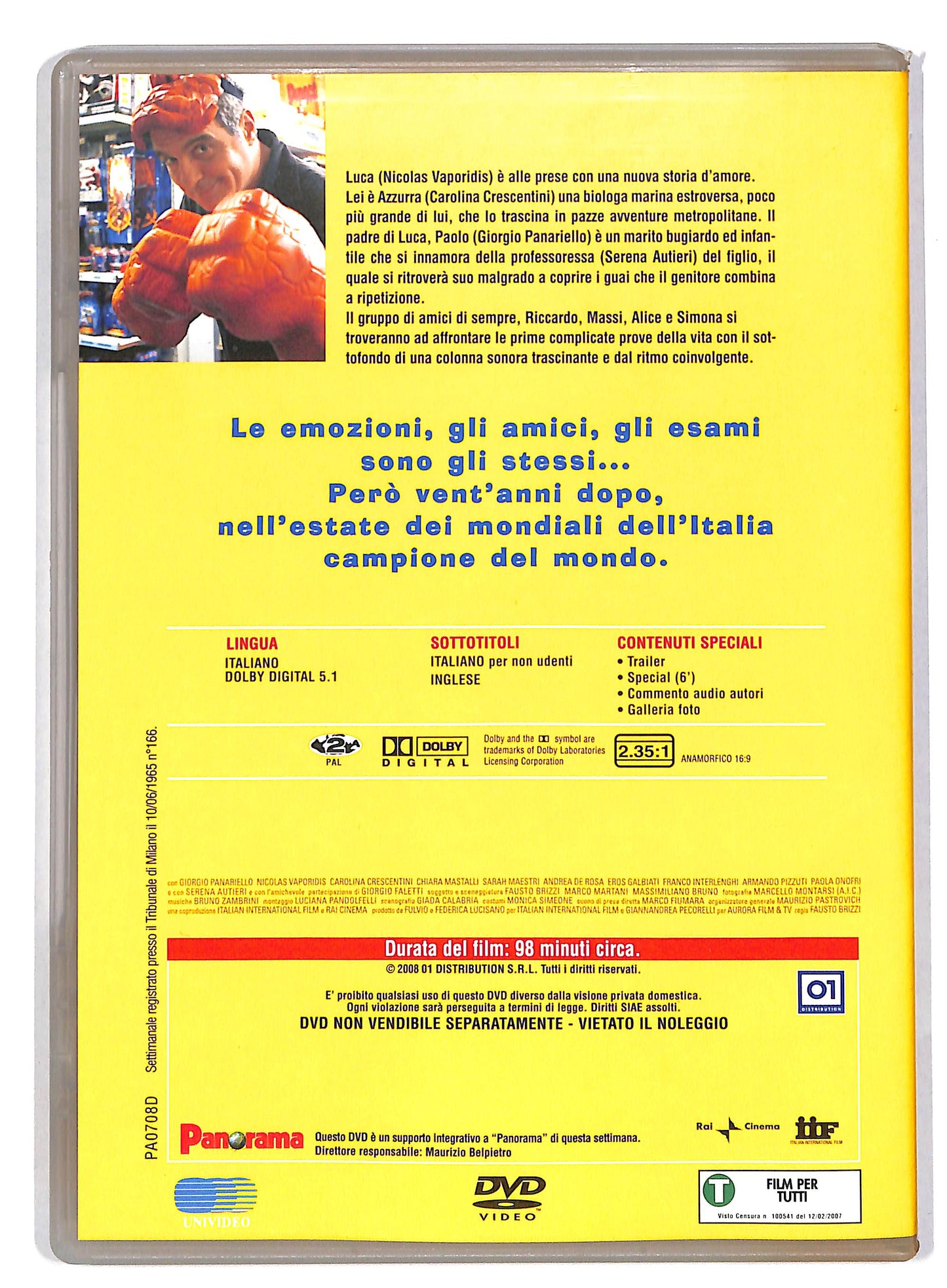 EBOND Notte Prima Degli Esami - Oggi DVD D818505