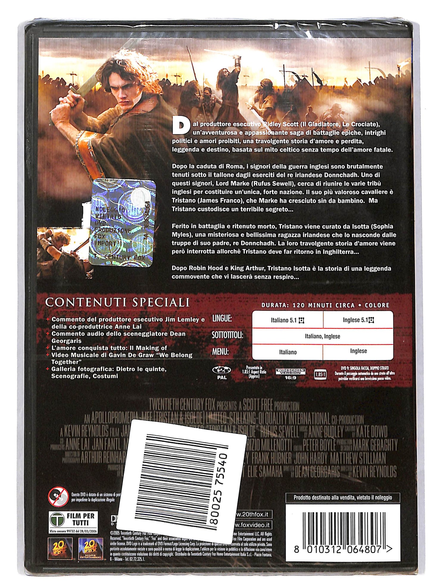 EBOND Tristano E Isotta DVD D818506