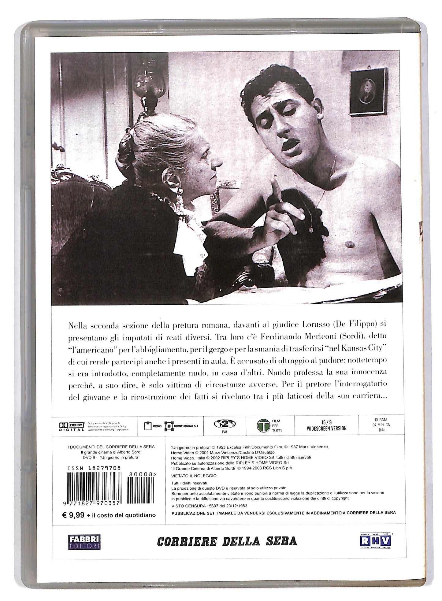 EBOND Un Giorno in Pretura - 8 EDITORIALE DVD D818518