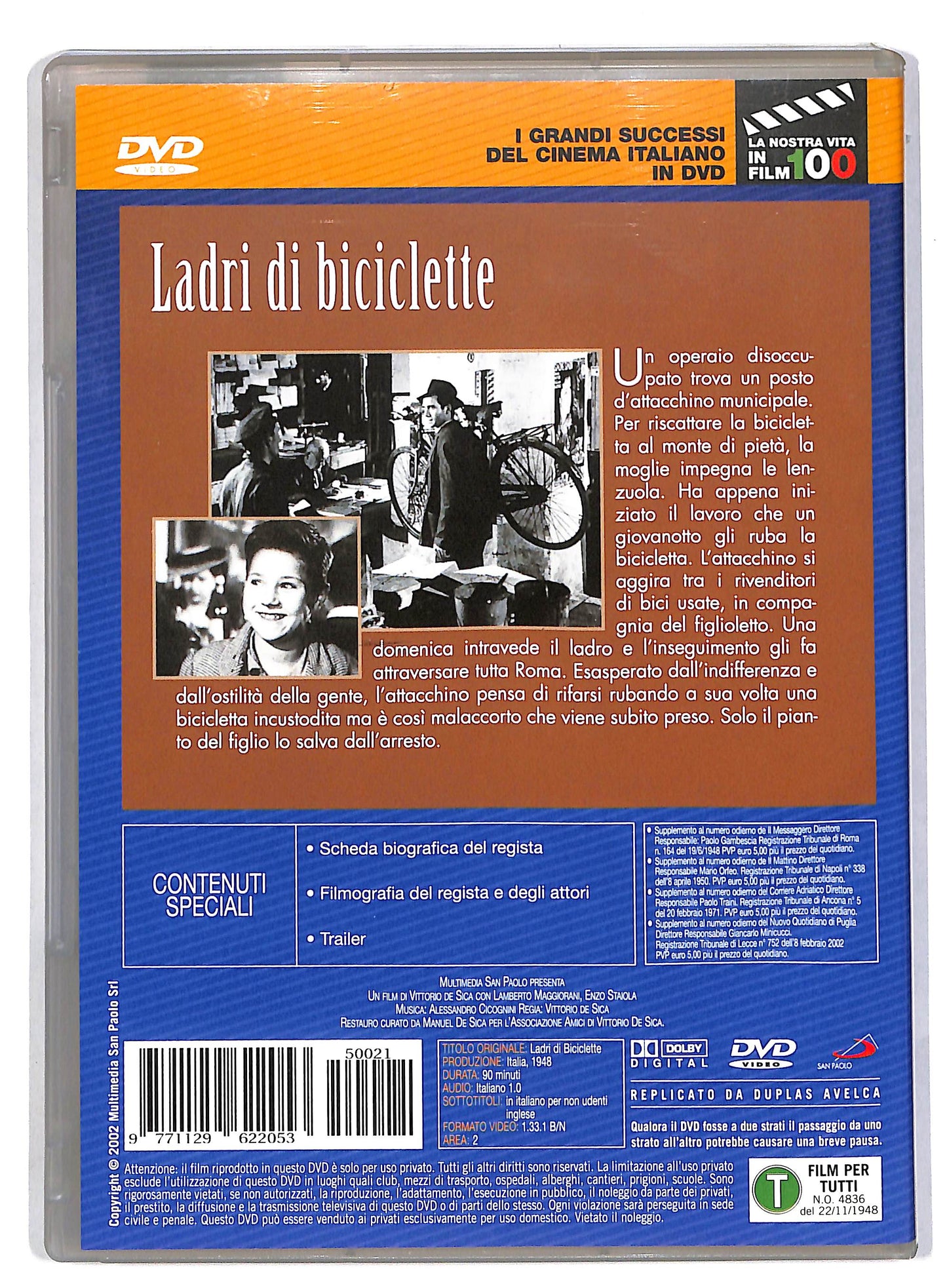 EBOND Ladri Di Biciclette EDITORIALE DVD D818532