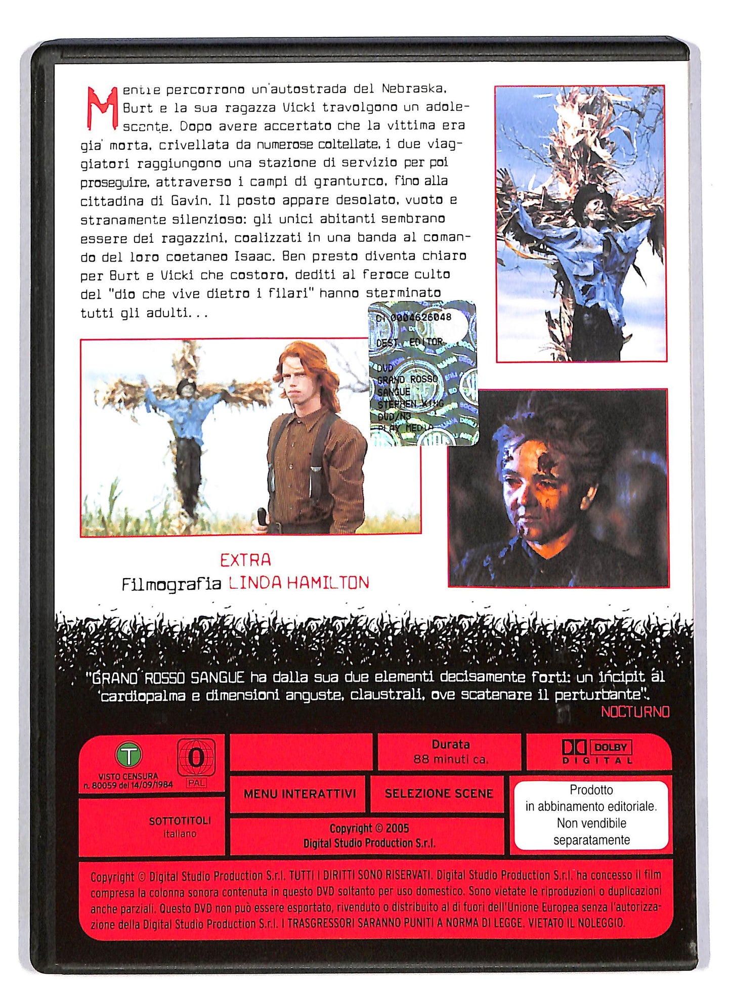 EBOND Grano rosso sangue DVD D818537