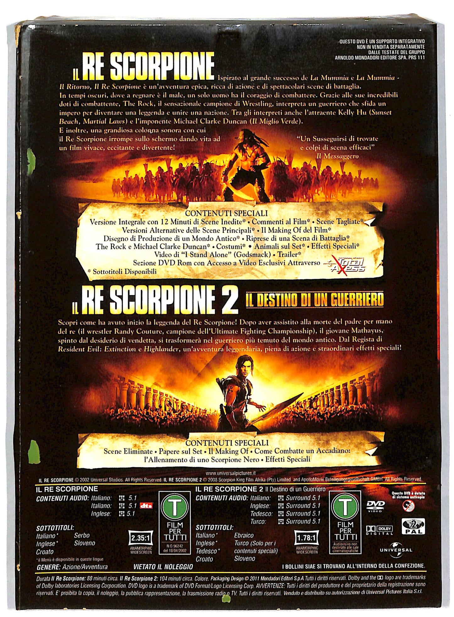 EBOND Il re scorpione collection DVD D818561