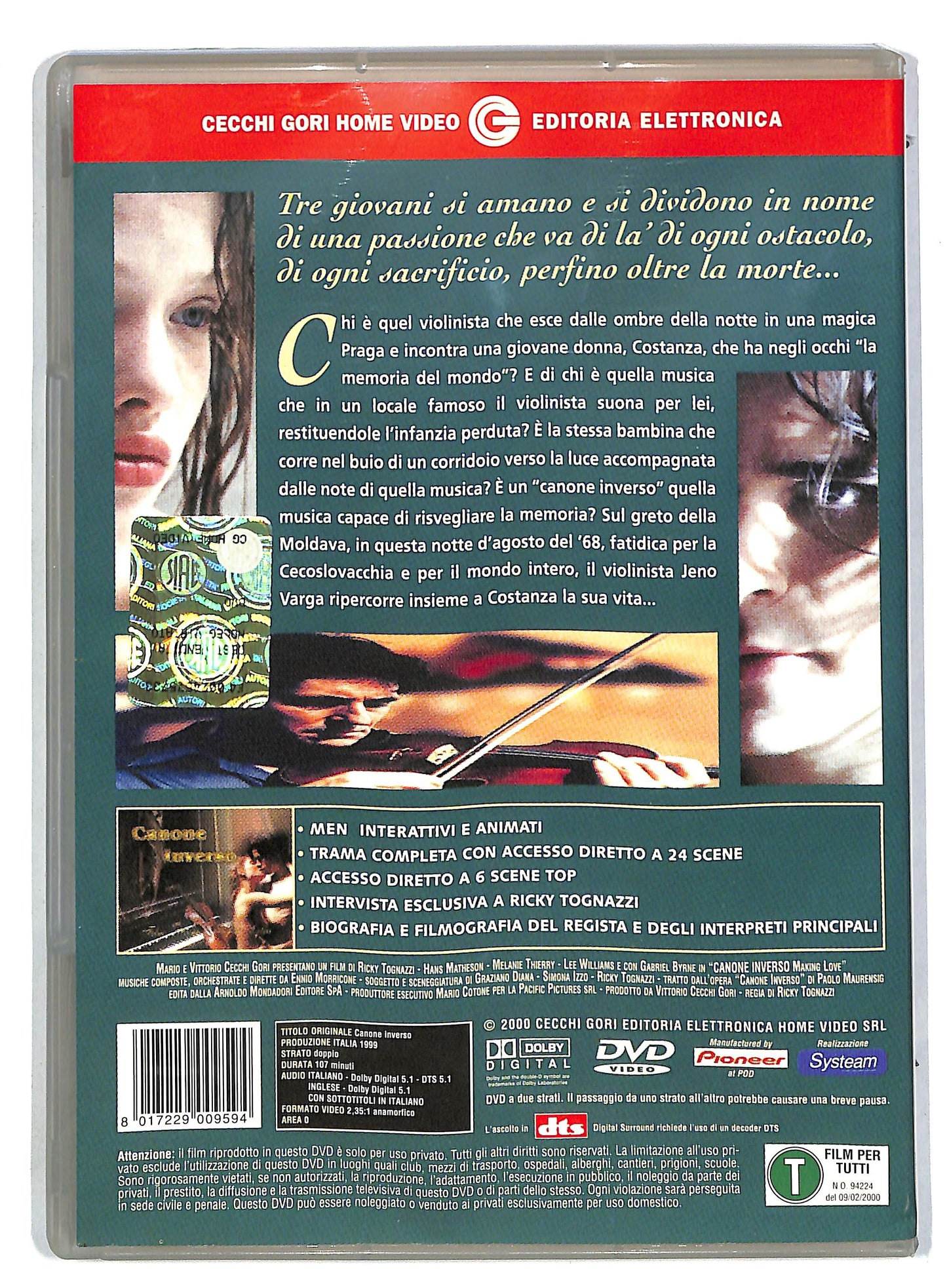 EBOND Canone Inverso - Making Love DVD D818643