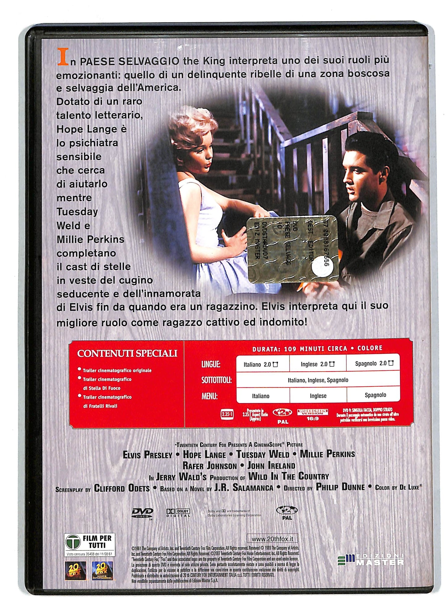 EBOND Paese Selvaggio Editoriale Edizioni Master DVD D818713