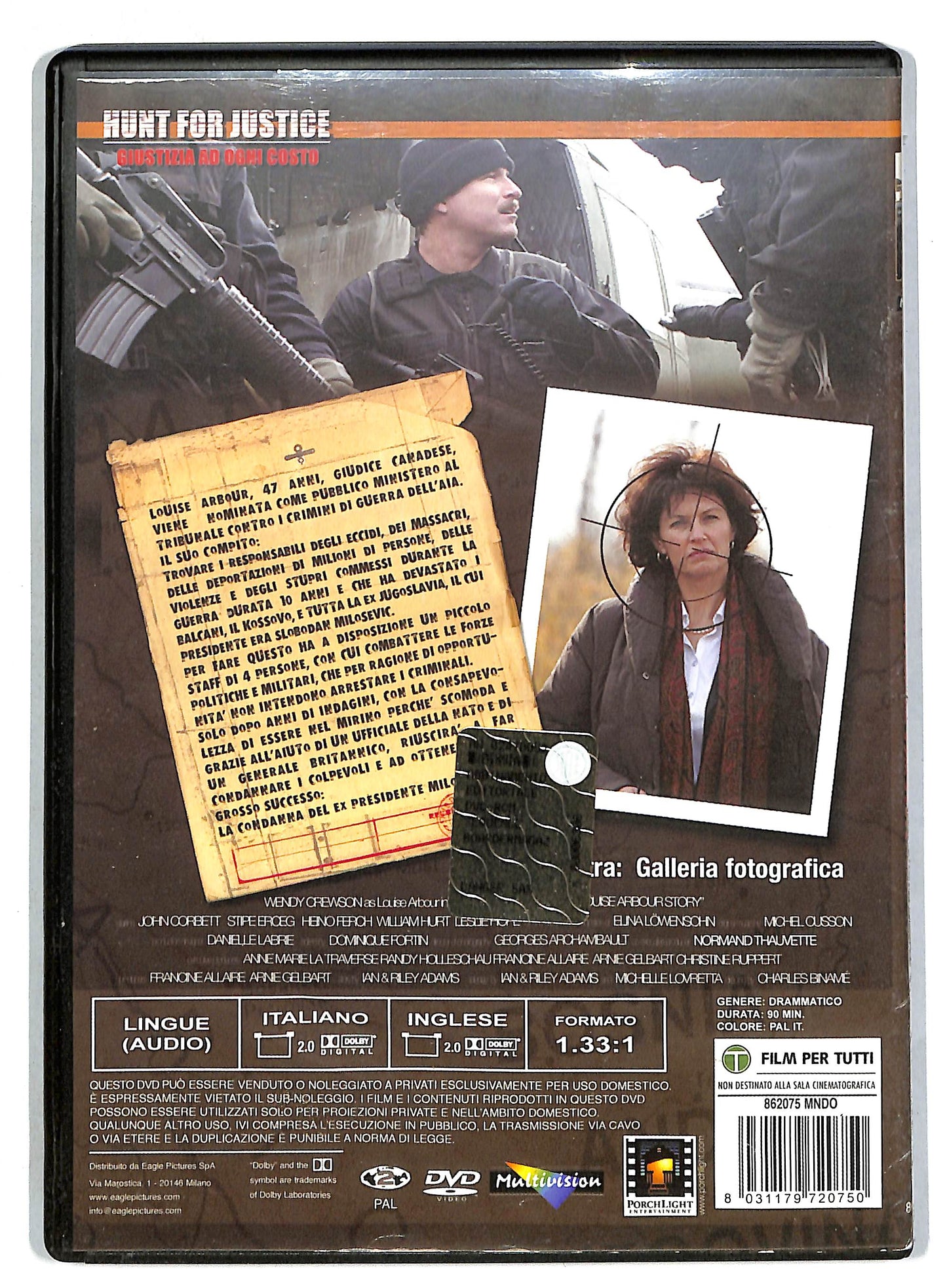 EBOND Hunt for Justice Giustizia ad ogni costo DVD D818735