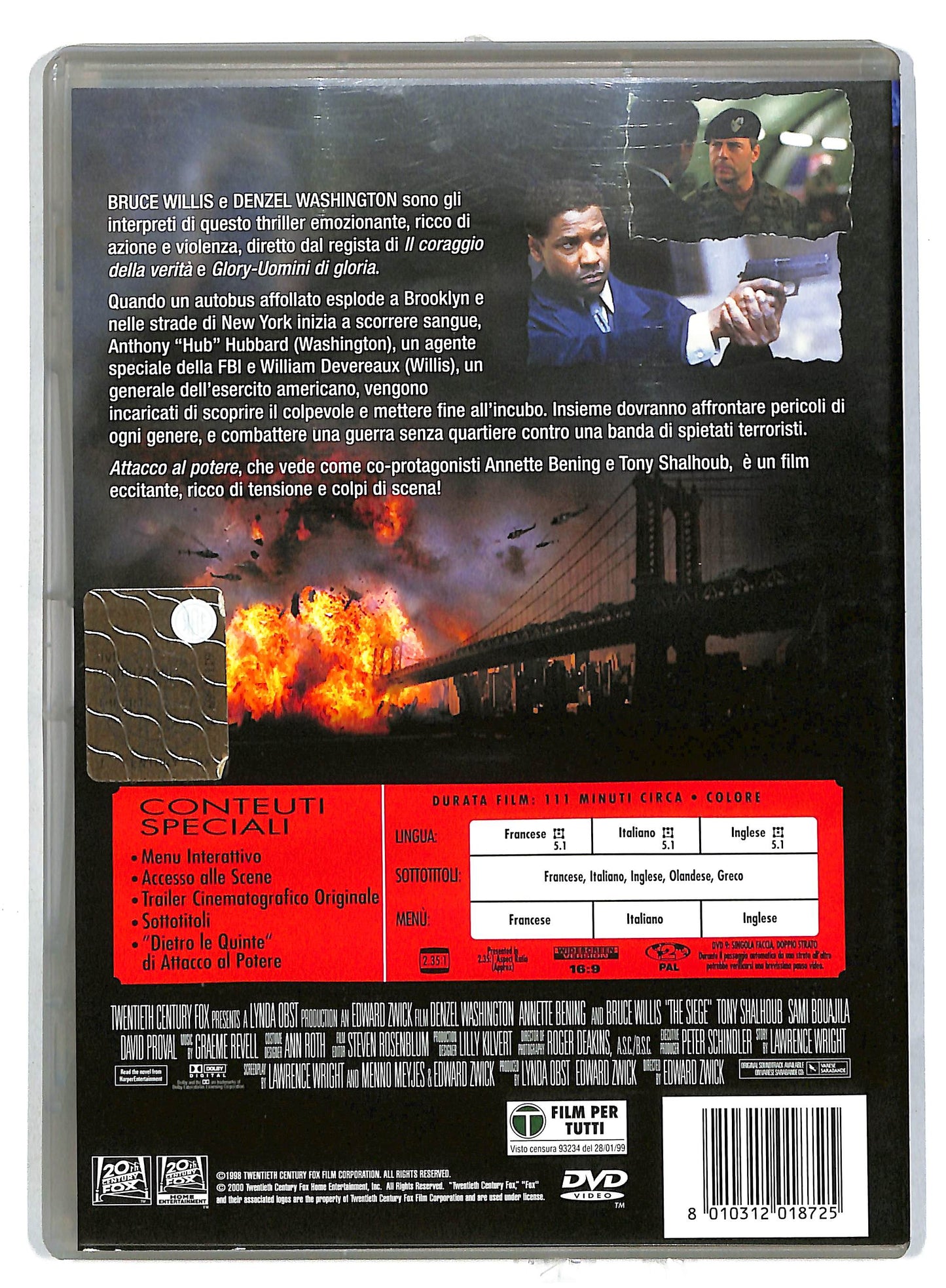 EBOND Attacco Al Potere DVD D818745