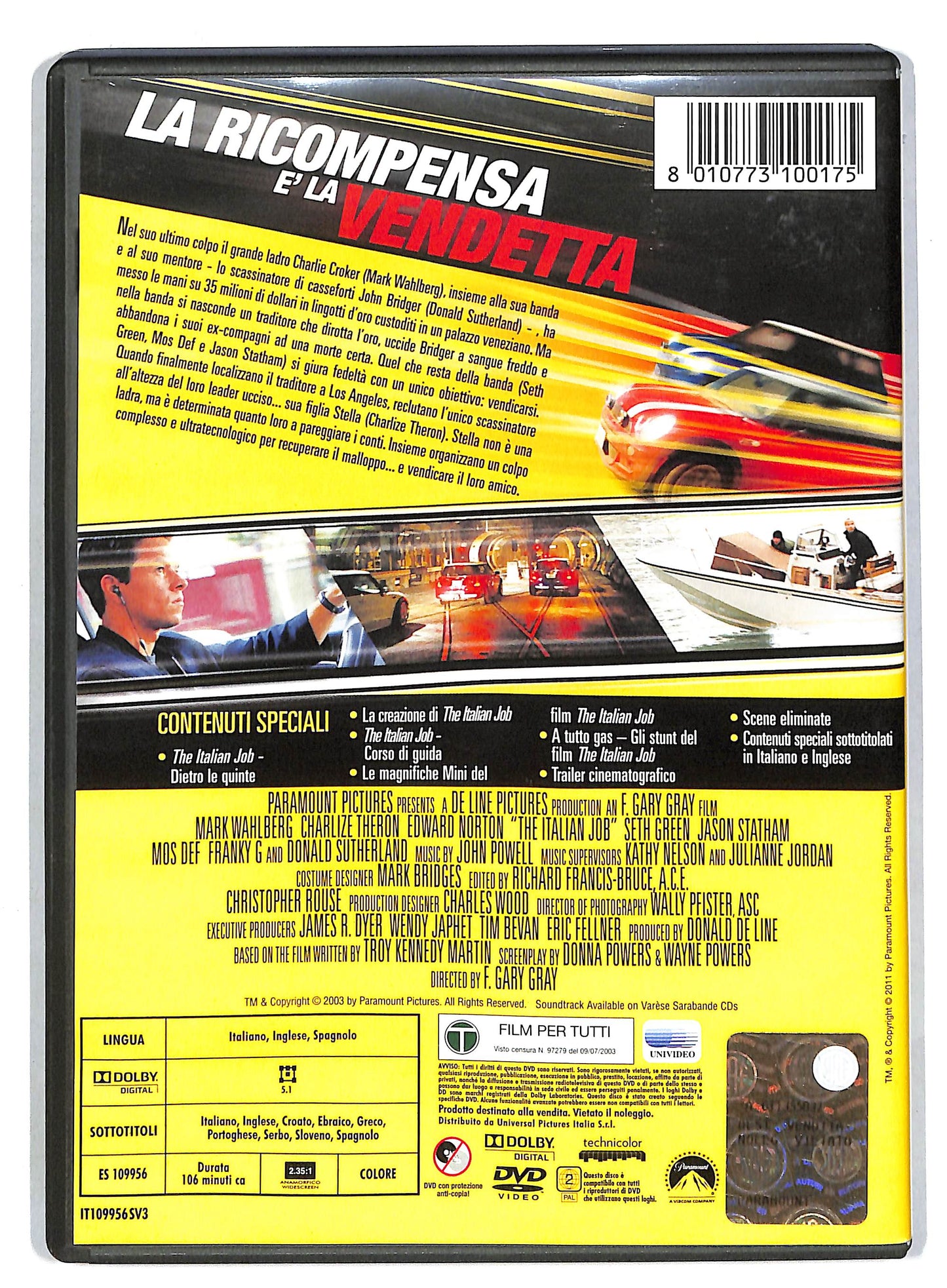 EBOND The Italian Job DVD D818753