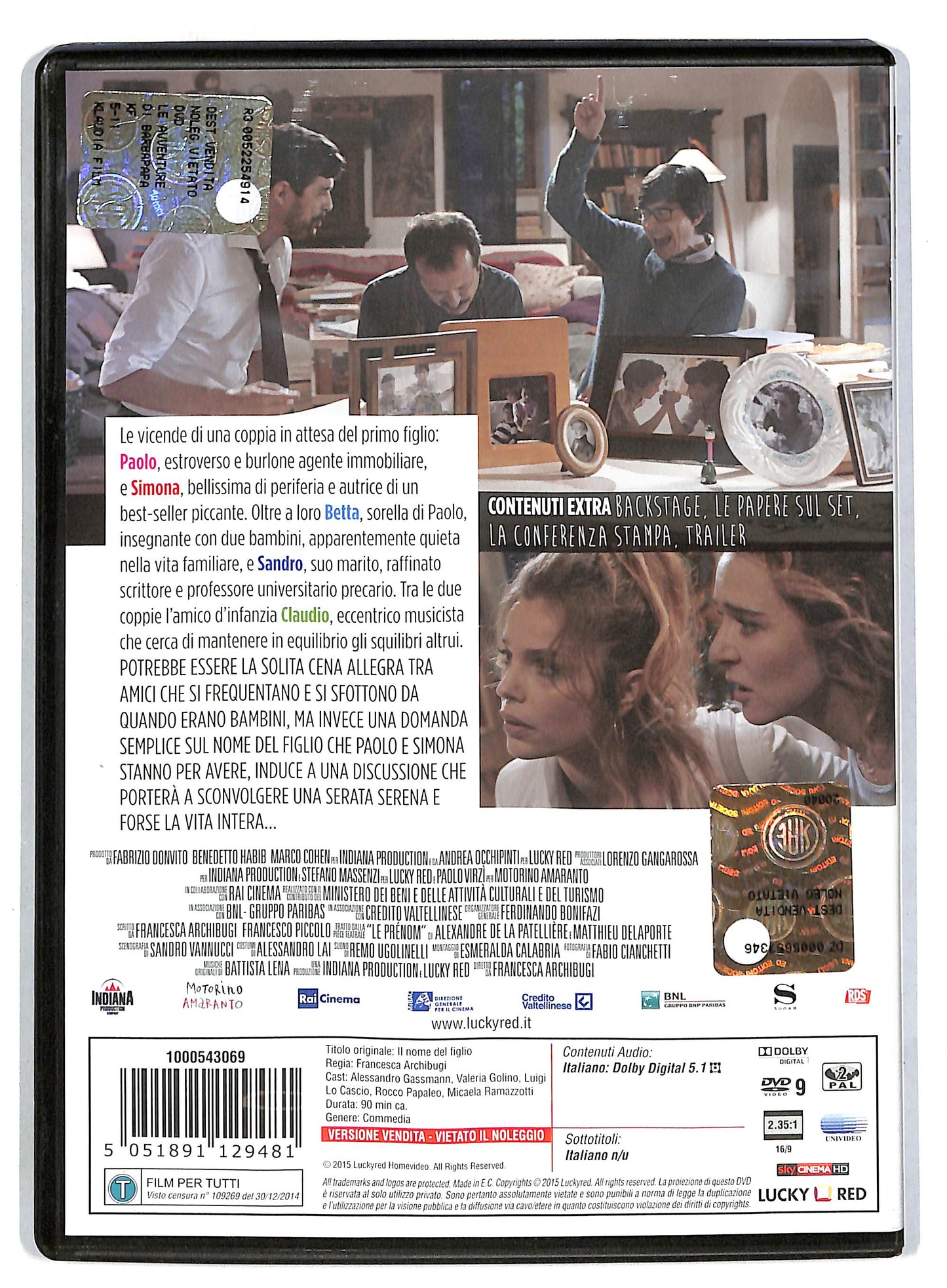 EBOND Il Nome Del Figlio DVD D818823