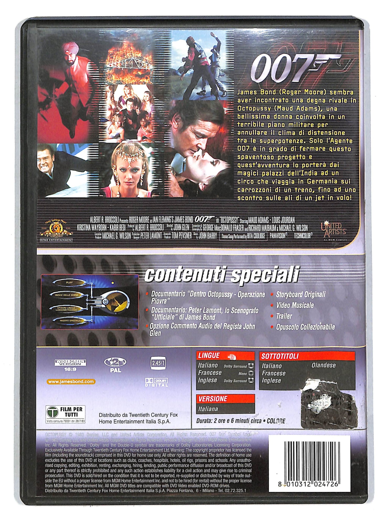 EBOND Octopussy - Operazione Piovra DVD D818827