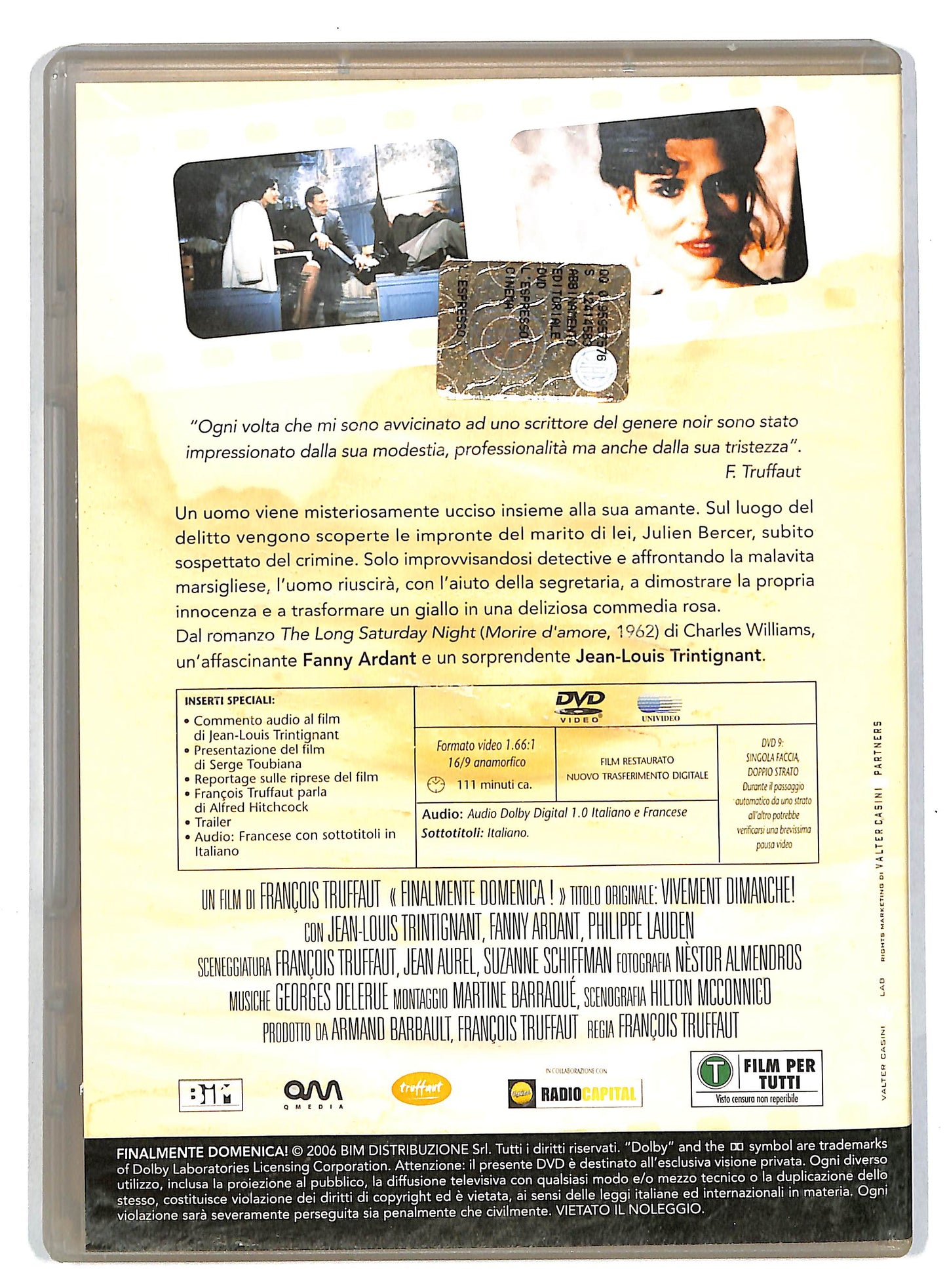 EBOND Finalmente domenica! EDITORIALE DVD D818921