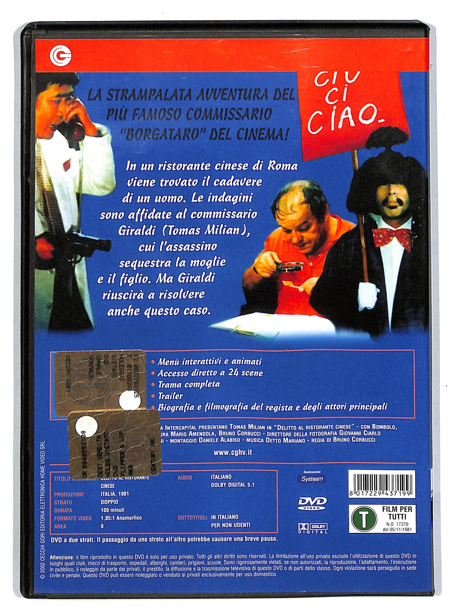 EBOND Delitto al ristorante cinese DVD D818957