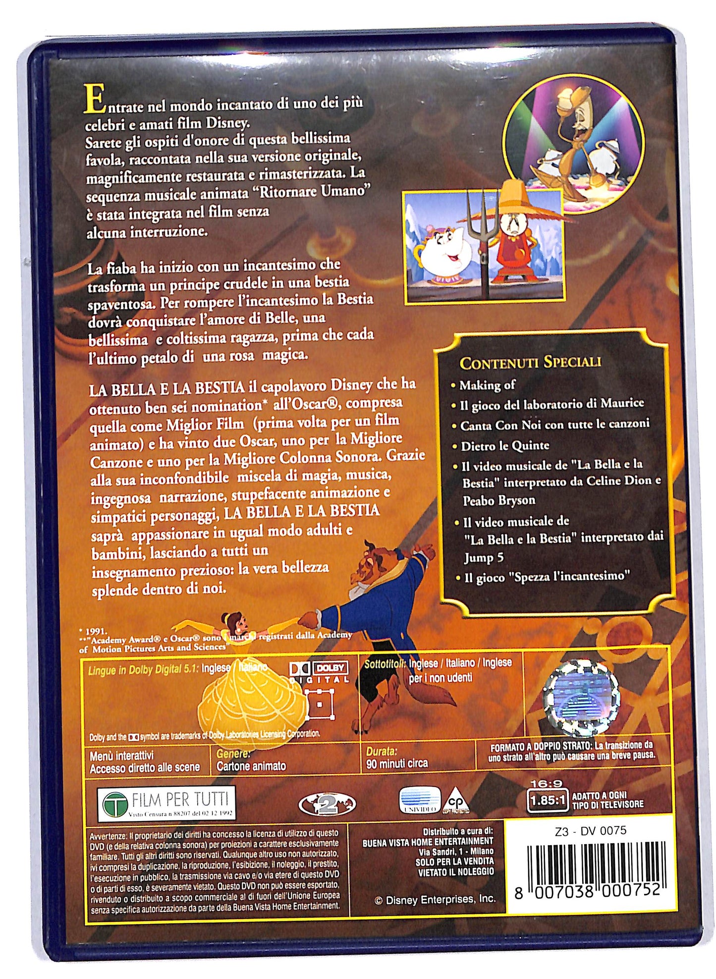 EBOND La bella e la bestia DVD D819005